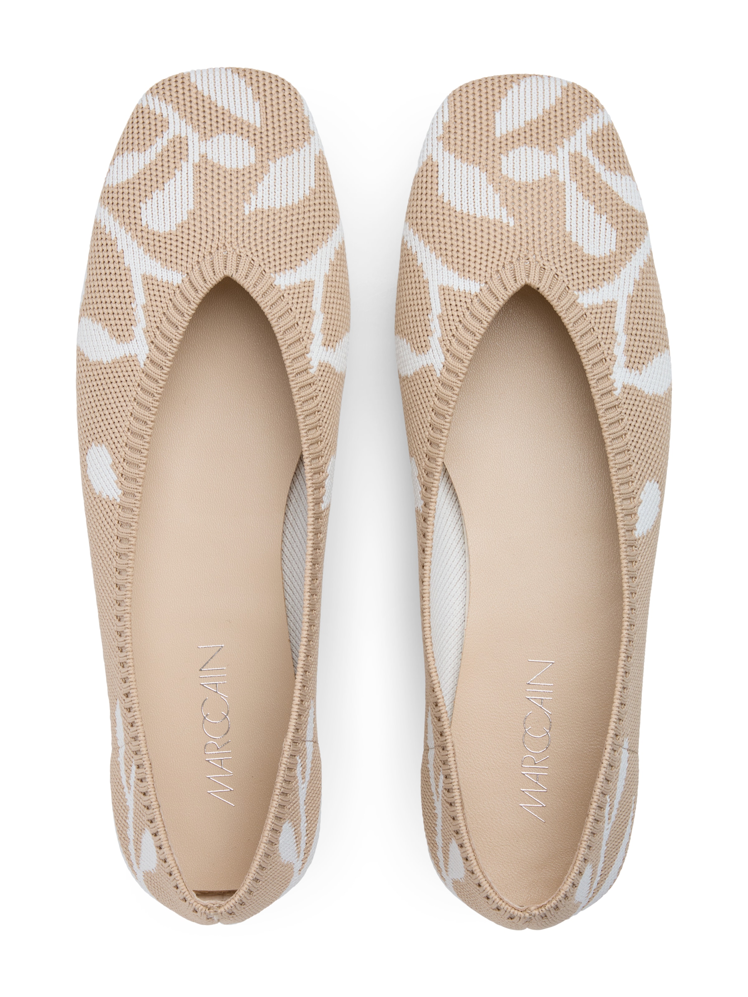 Marc Cain Ballerina »Trip to France«, Flats, Slipper, Halbschuh mit kleinem Blockabsatz