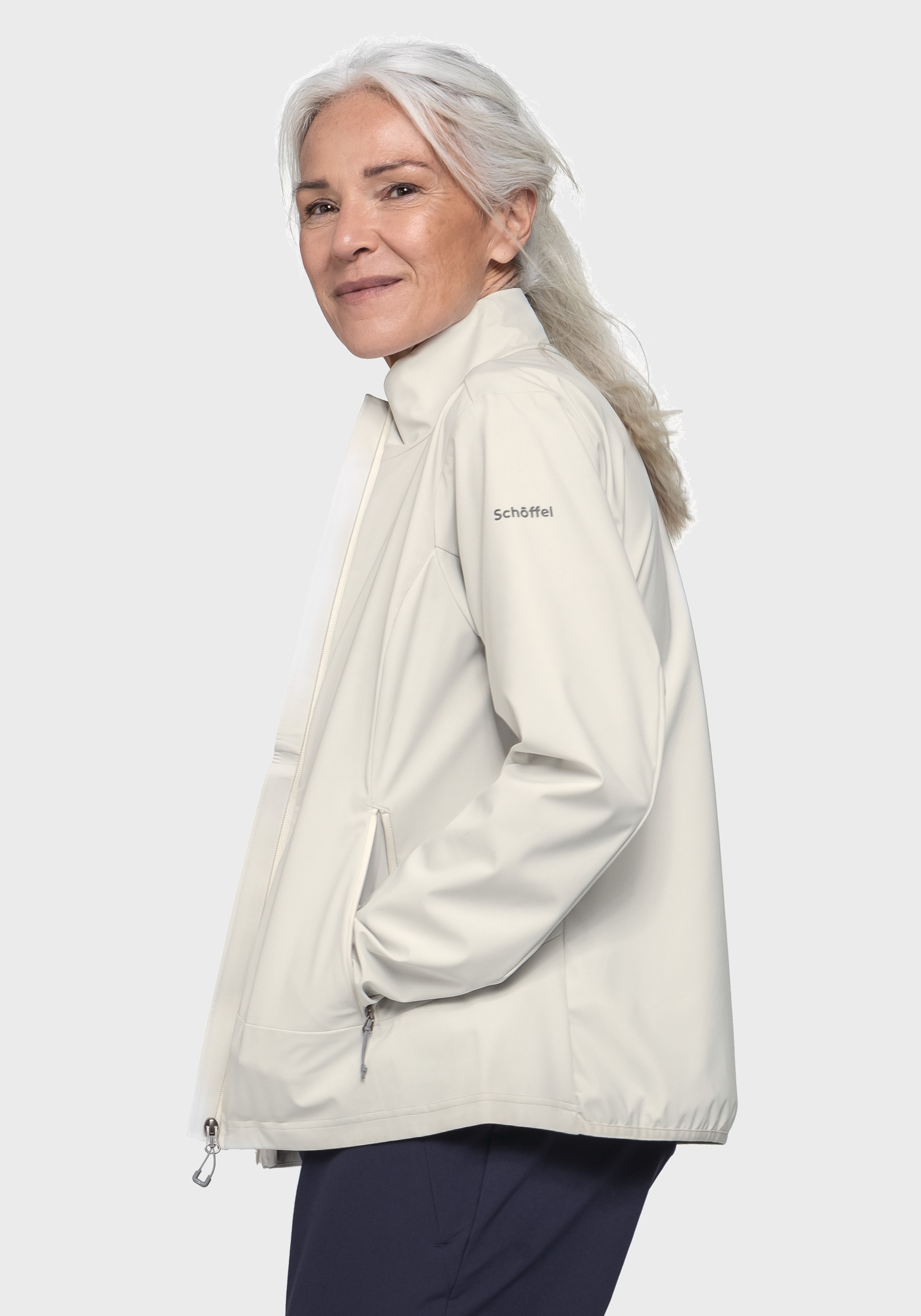 Schöffel Outdoorjacke »Hiking Softshell Jk Style Mirusha WMS«, ohne Kapuze