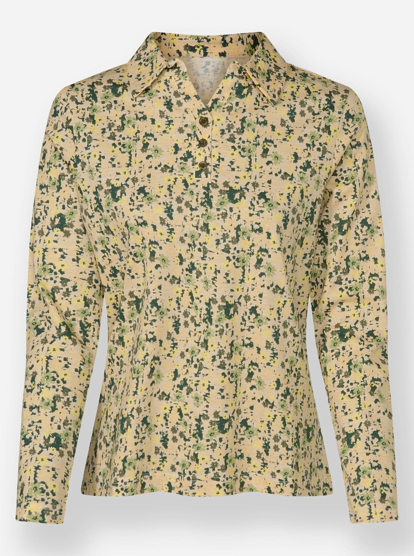 Inspirationen Poloshirt »Langarm-Poloshirt«, (1 tlg.)