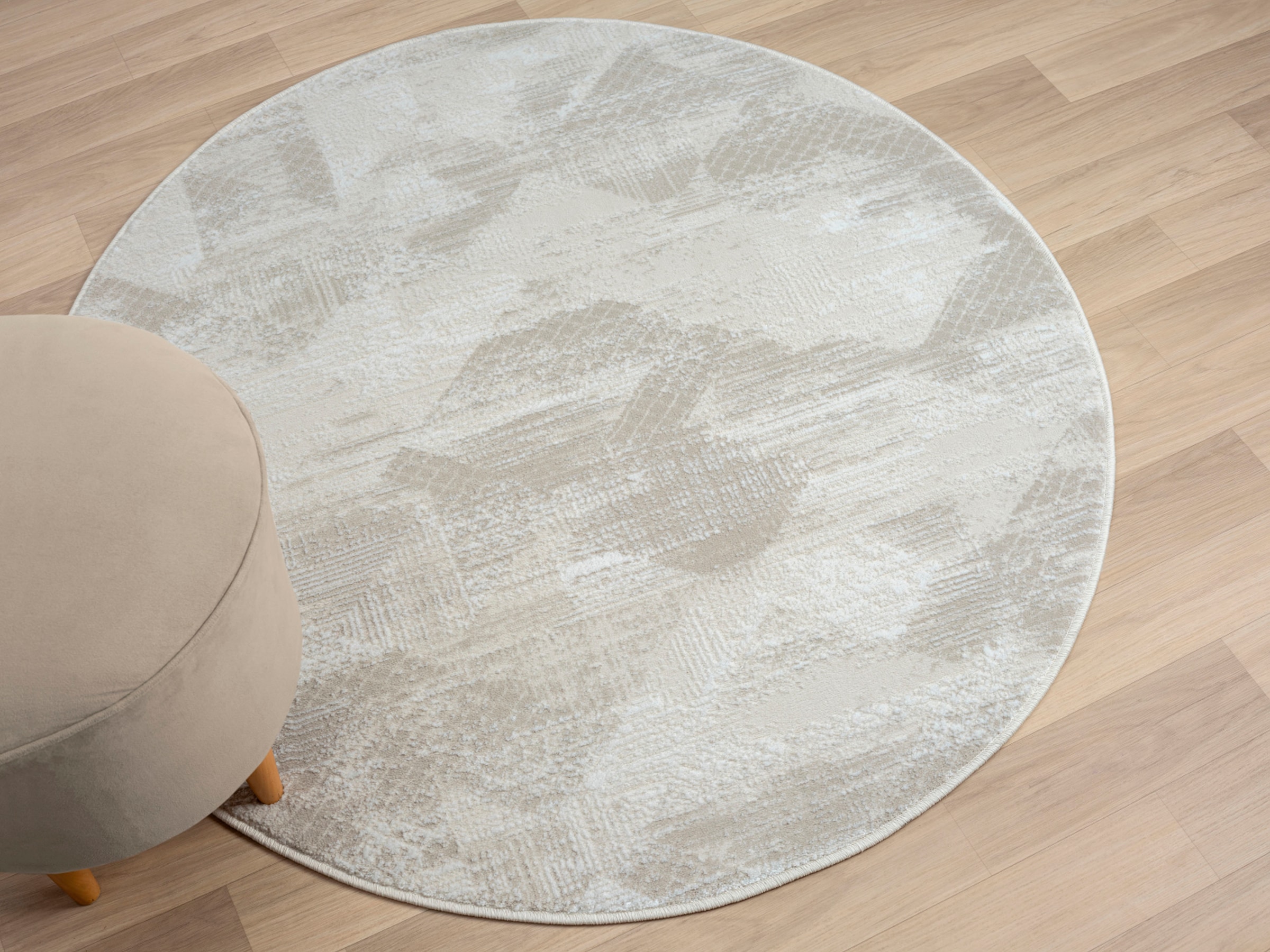 Myflair Möbel & Accessoires Teppich »My Life«, rund, 10 mm Höhe, Kurzflor, Retro-Style, besonders weich durch Microfaser