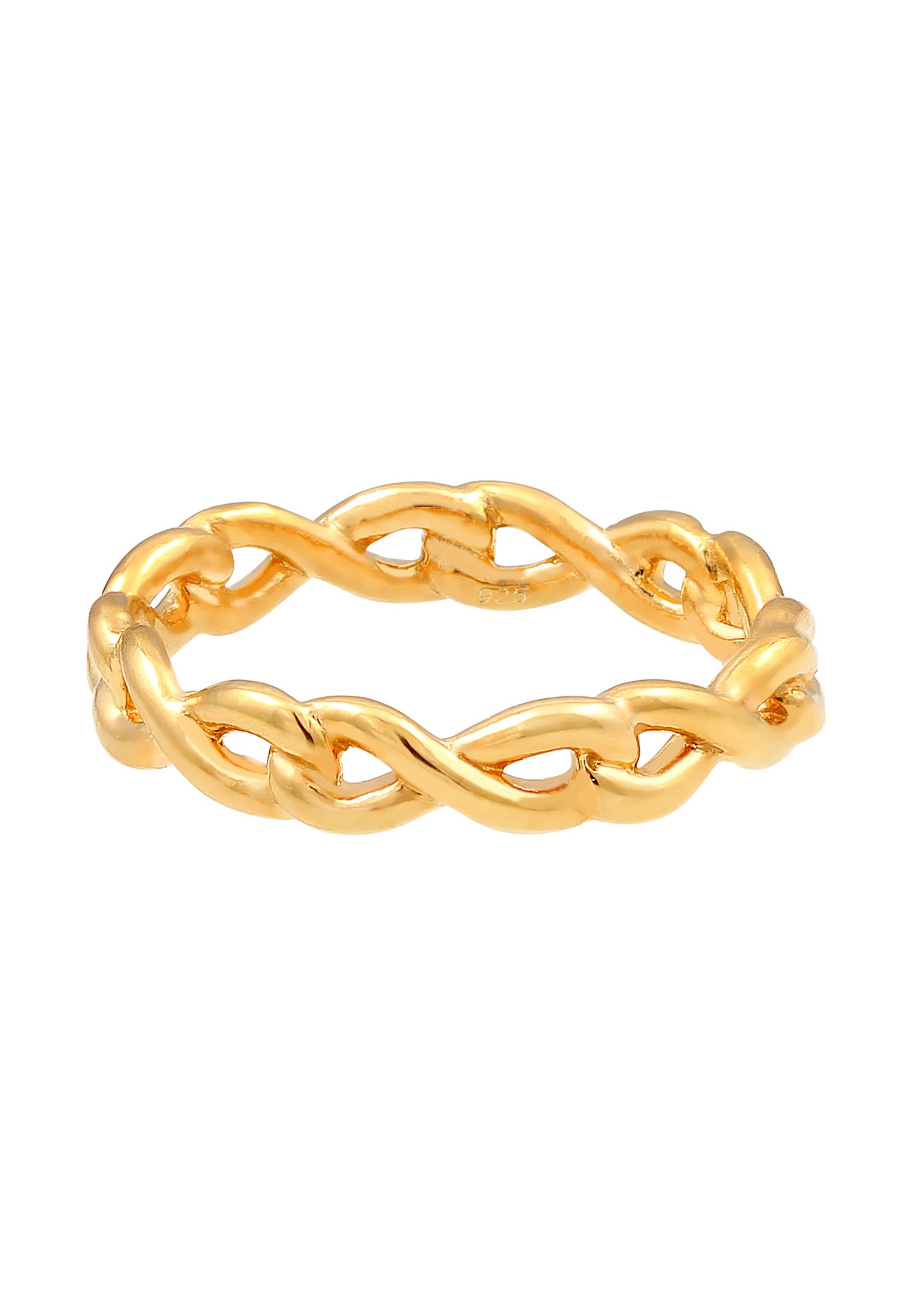 Elli Silberring »Ring Infinity Unendlichkeit Cut-Out Trend 925 Silber«