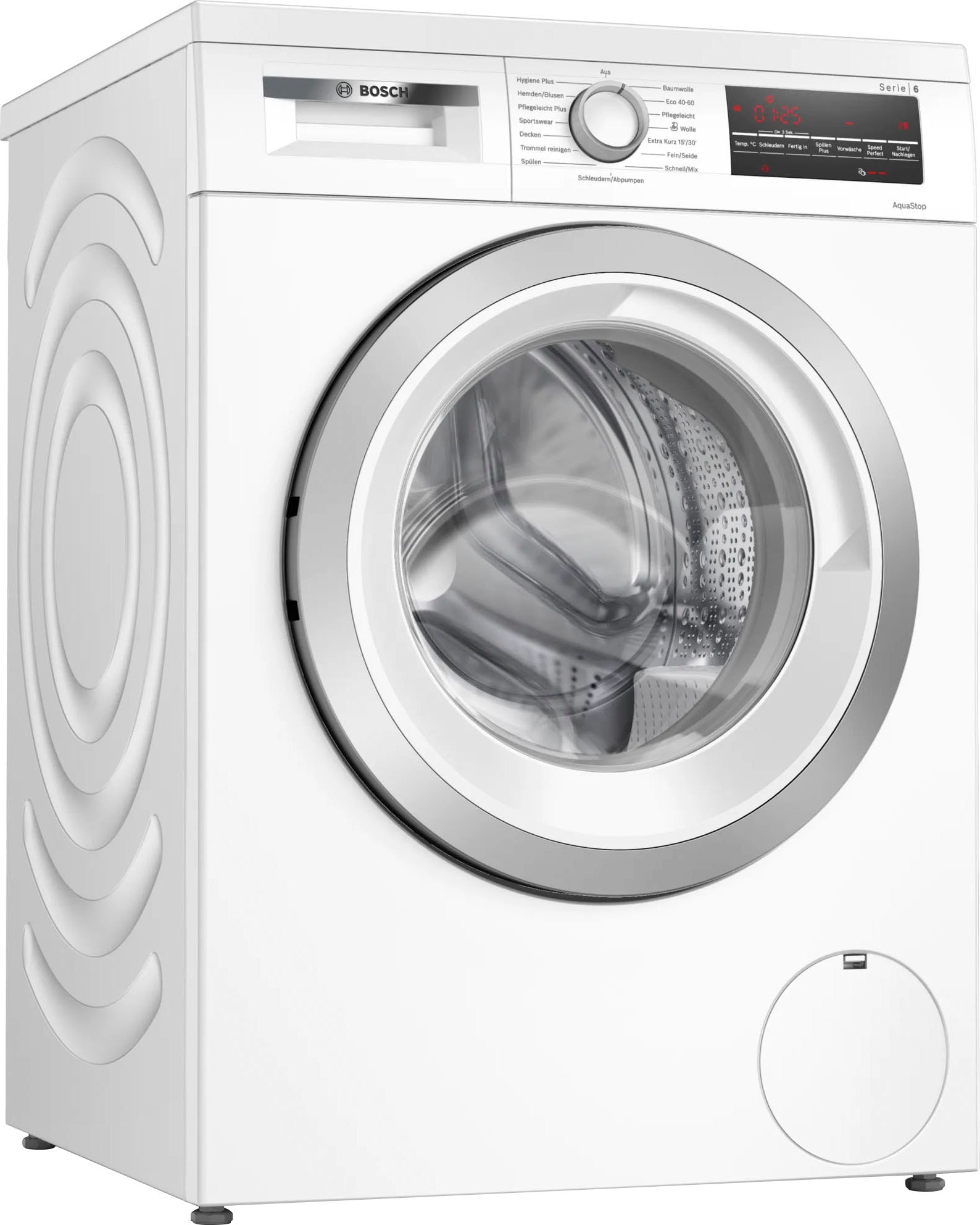 BOSCH Waschmaschine »WUU28T70« 8 kg 1400 U/min unterbaufähig, Speed Perfect, Hygiene Plus, großes LED-Display