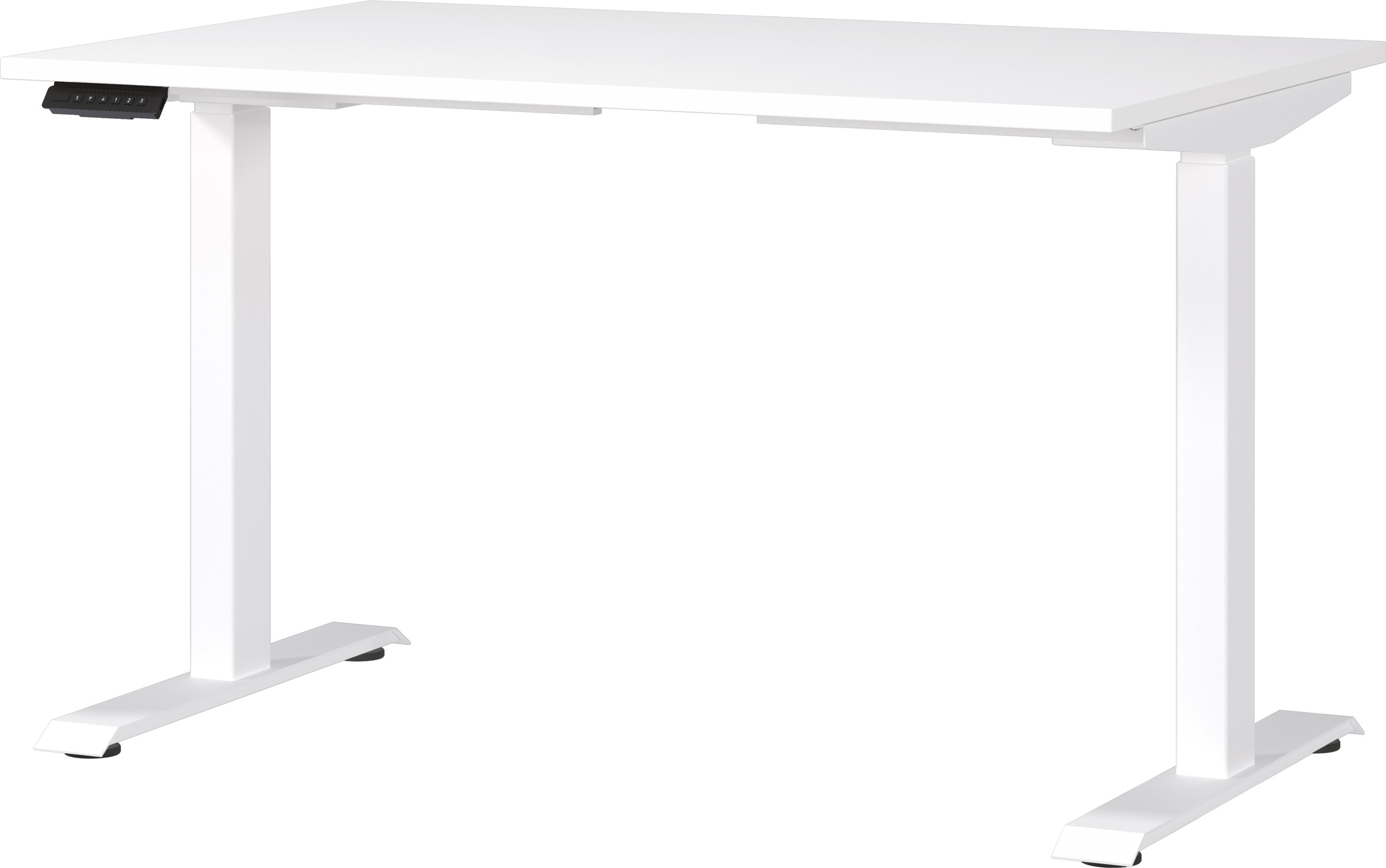 GERMANIA Schreibtisch »Mailand, elektrisch höhenverstellbar«, in Breitenvariante 120-180 cm, Made in Germany