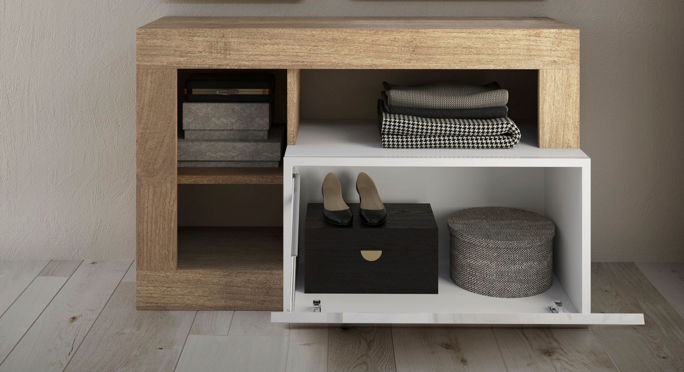 INOSIGN Garderobenschrank »Hamburg, Breite 91 cm«, mit 1 Klappe