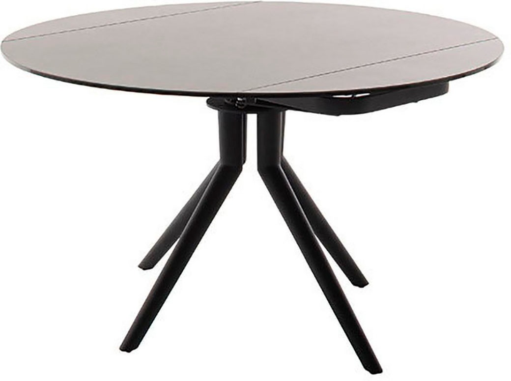 MCA furniture Esstisch »RUBIKON Vierfußtisch 90-135 cm«, (Einzelstück), Keramik, Metall, Längsseitenauszug, ausziehbar, 13 mm