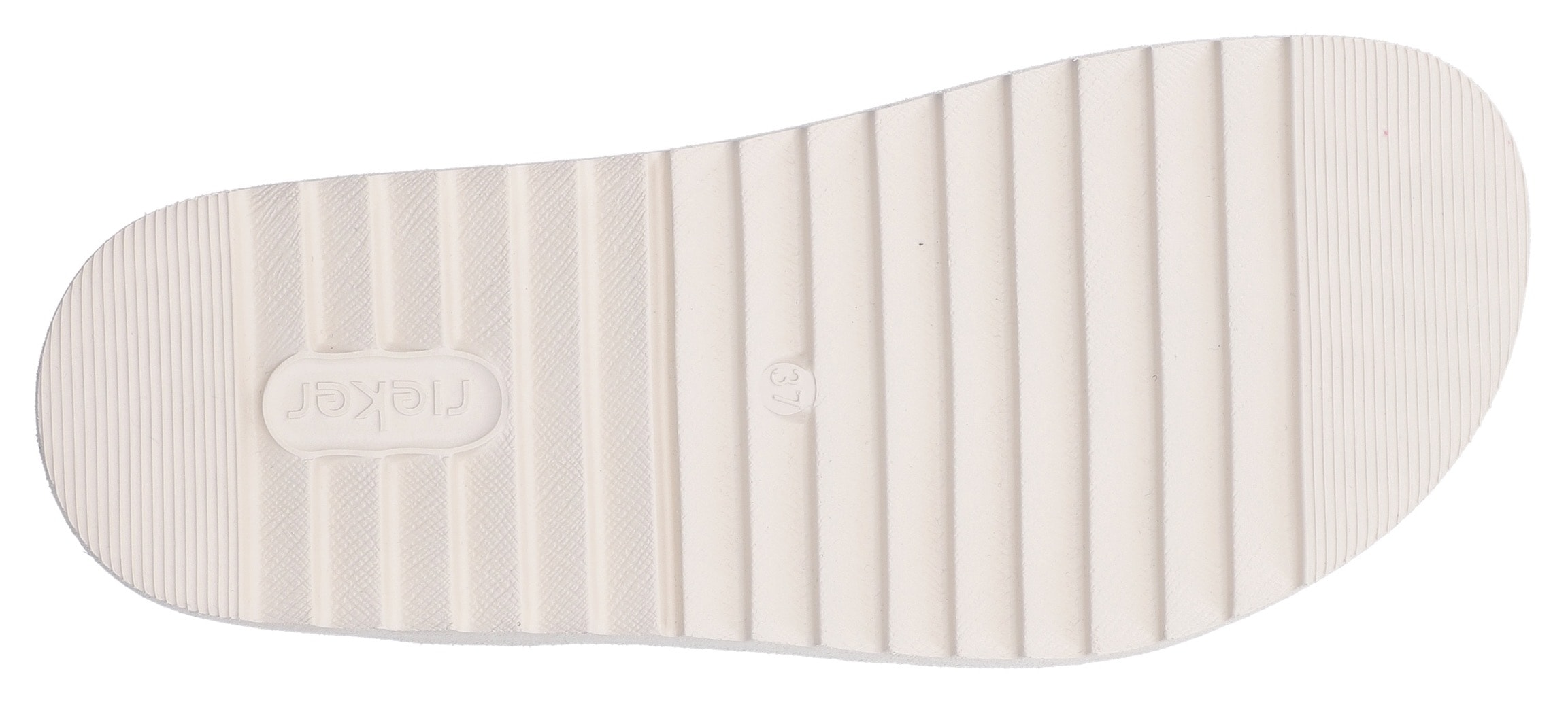 Rieker Plateausandale  Sandalette, Urlaubsschuh, Sommerschuh mit Klett-Riemchen