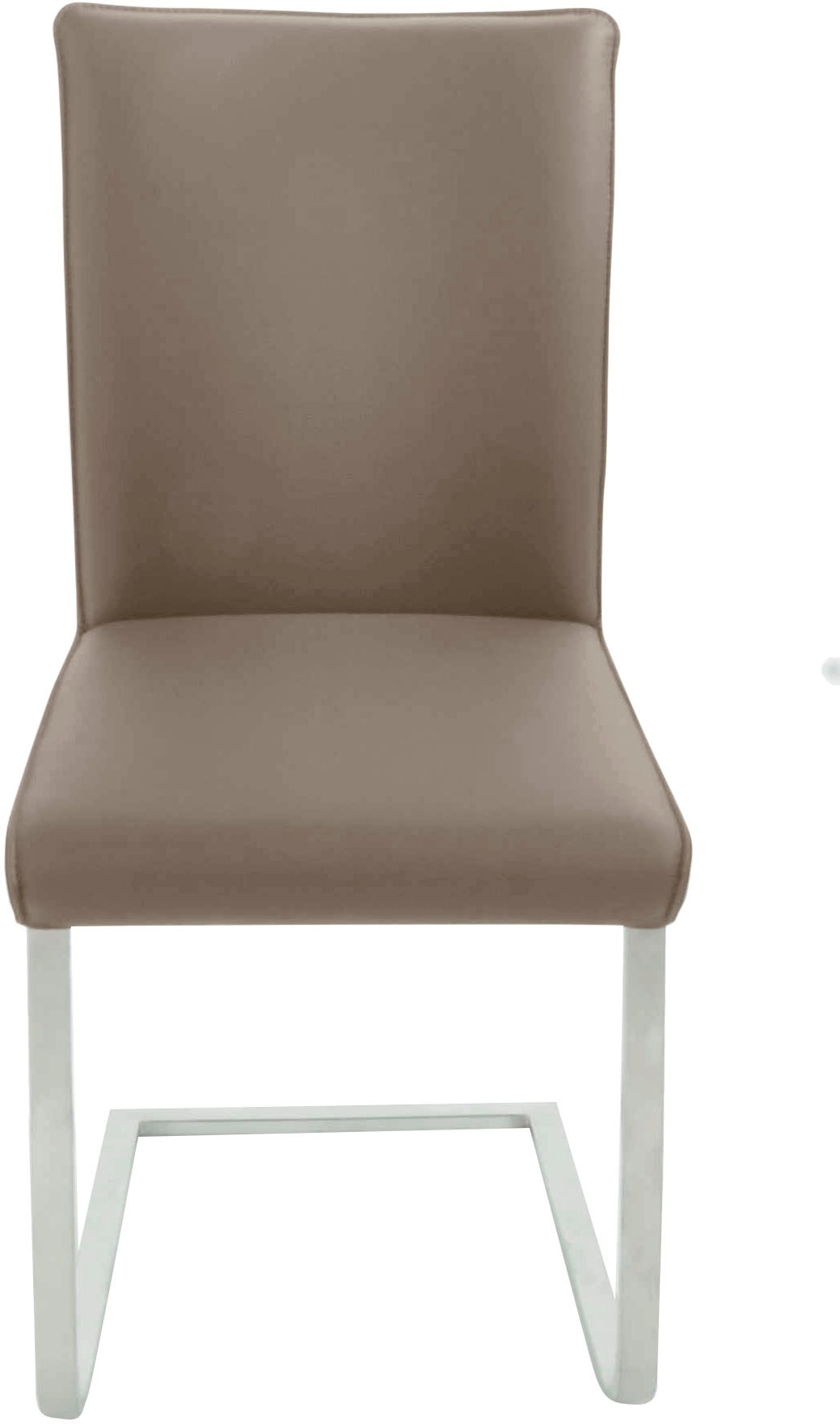 K+W Komfort & Wohnen Freischwinger »Santos III«, Leder CLOUD, mit  Sattlernaht, Gestell aus Edelstahl, hochwertiger Sitzkomfort online kaufen | Stühle