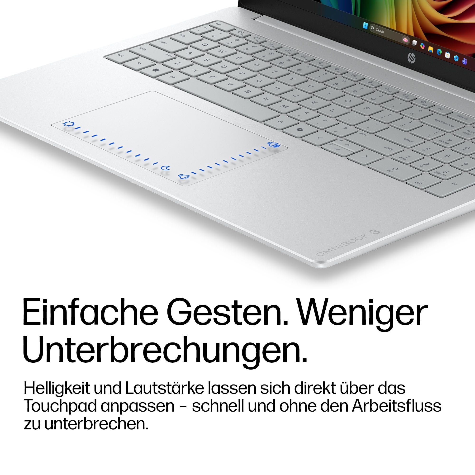 HP Notebook »OmniBook 3 16-bu0070ngx« 40,6 cm / 16 ″ Intel Core 7 Intel Graphics 512 GB SSD