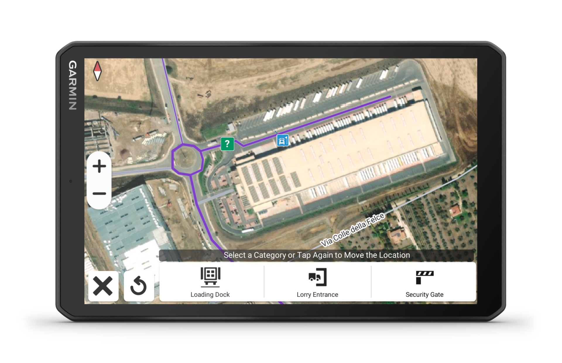Garmin LKW-Navigationsgerät »dezl LGV820« (Europa (49 Länder) Karten-Updates) in schwarz