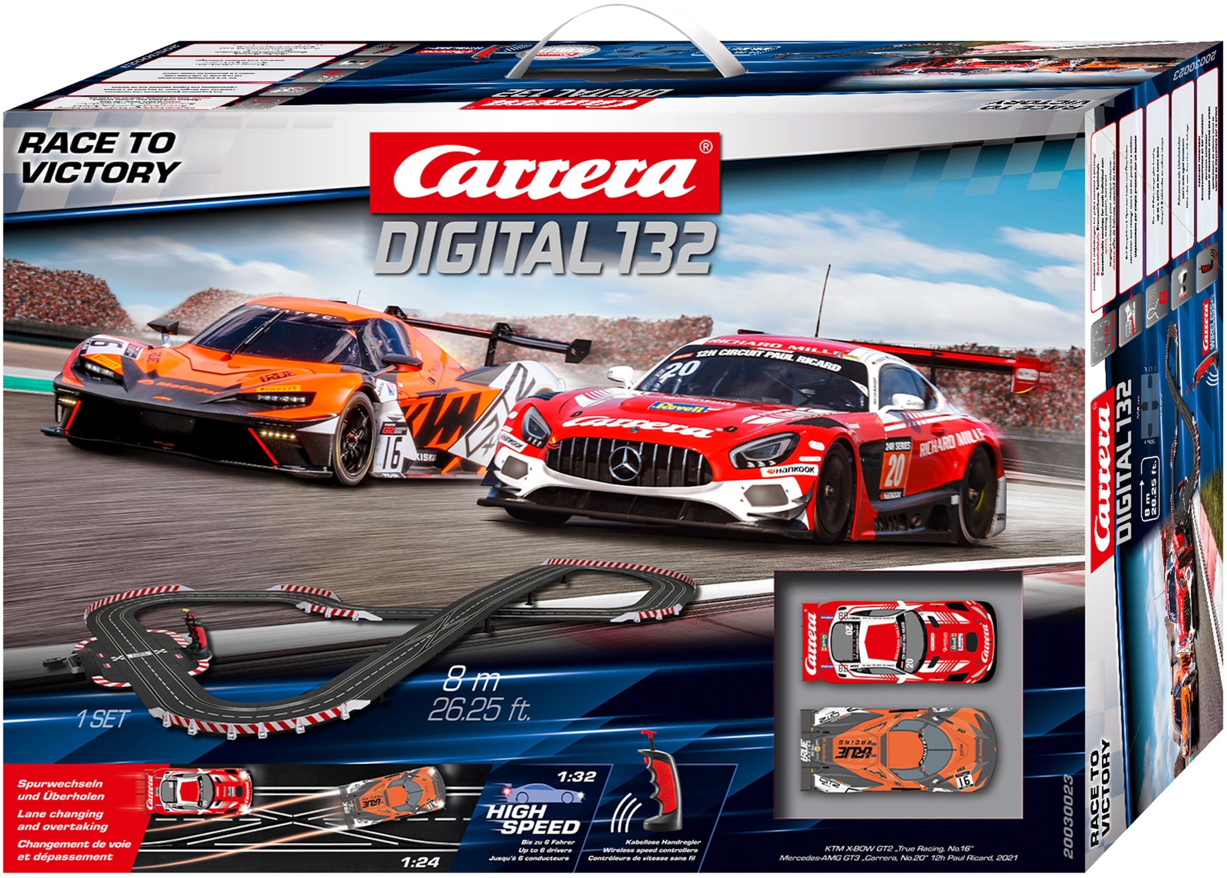Autorennbahn »Carrera® DIGITAL 132 - Race to Victory«
