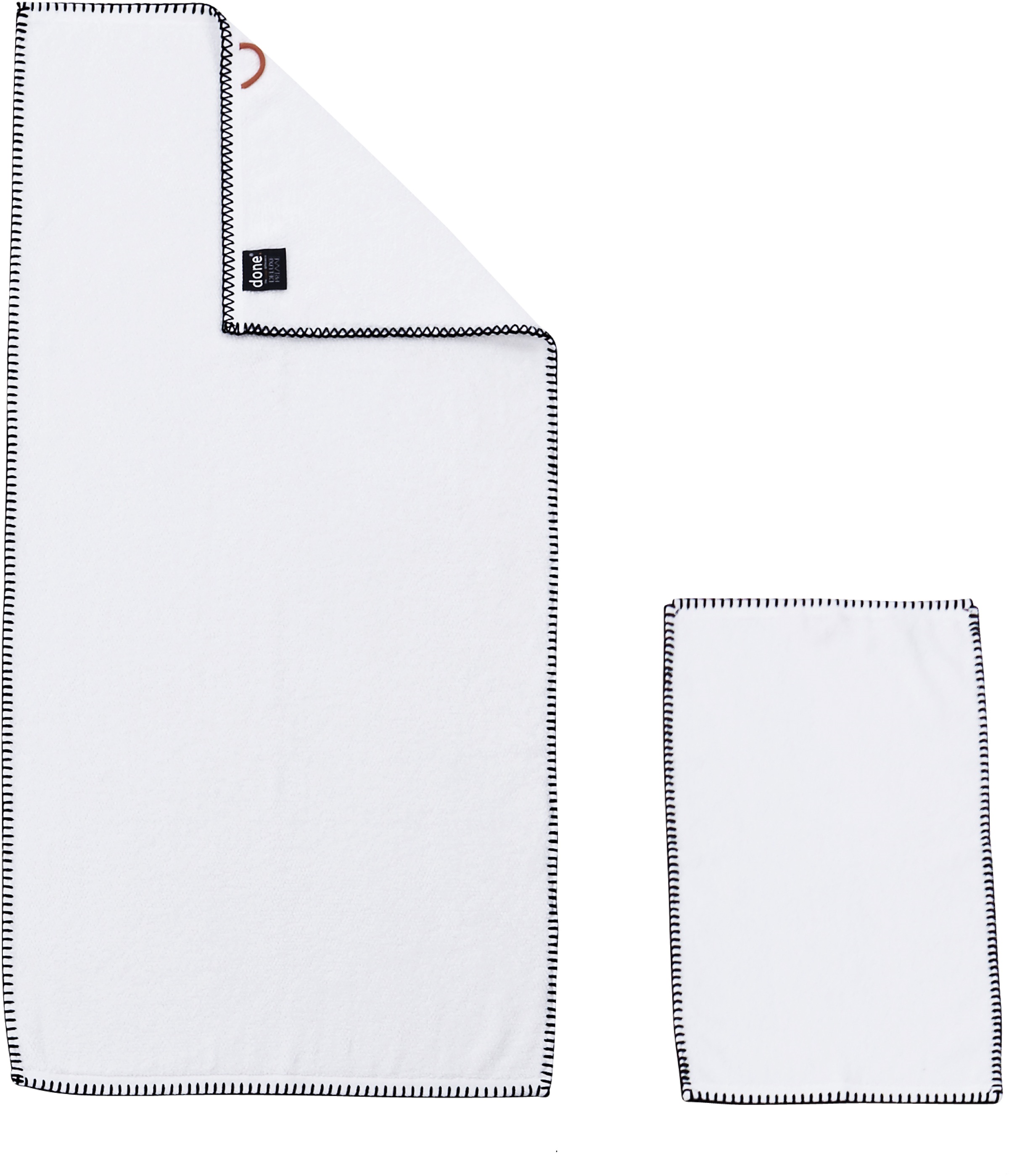 done.® Handtuch Set »Deluxe Prime«, Set, 4 tlg., Zwirnfrottee, Set:2x Gästetuch 30x50cm und 2x Handtuch 50x100cm