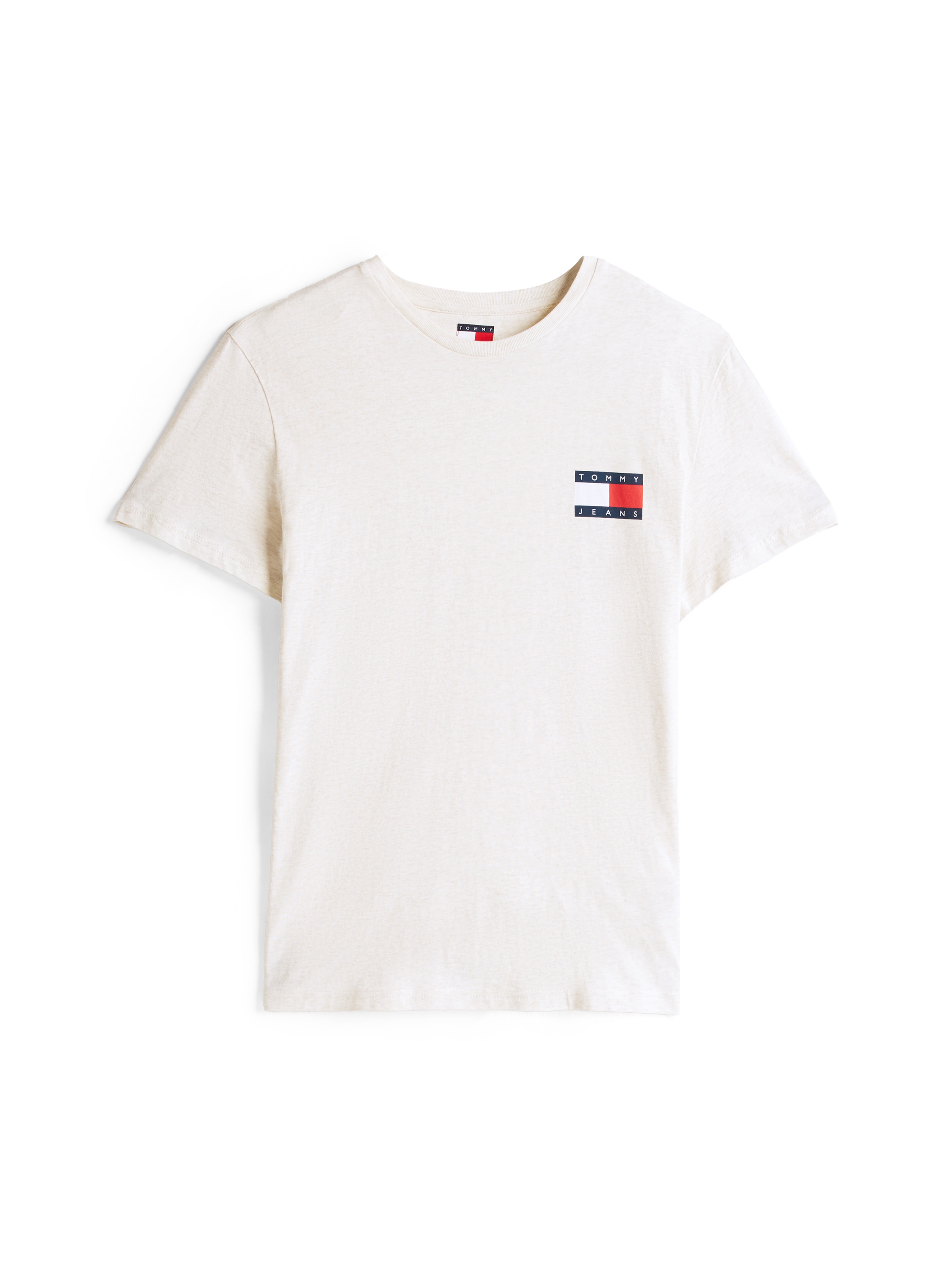 Tommy Jeans T-Shirt »TJM SLIM ESSENTIAL FLAG TEE EXT«, Mit Rundhalsausschnitt