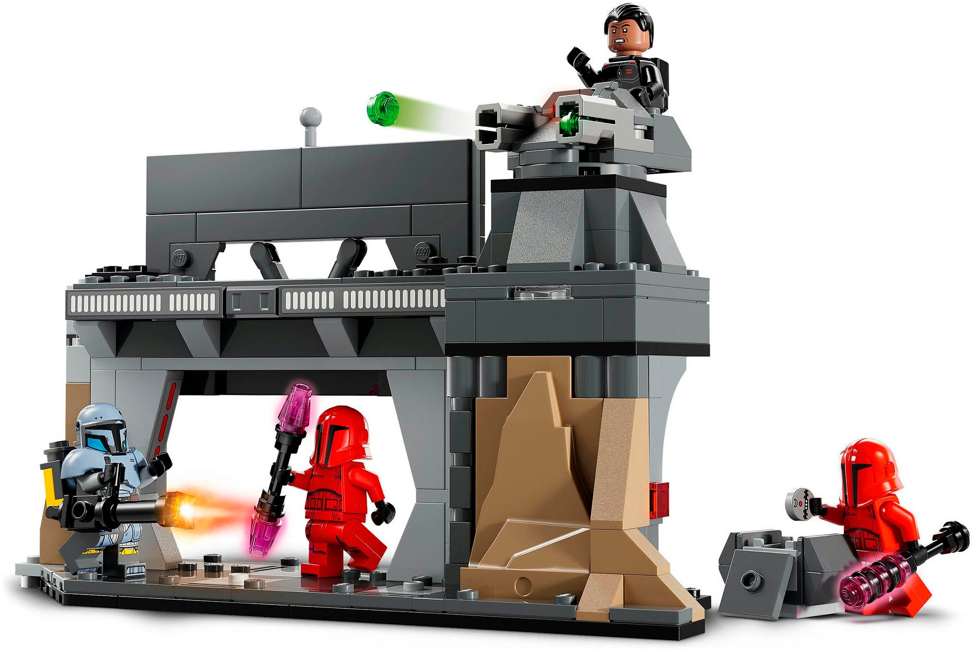 LEGO® Konstruktionsspielsteine »Duell zwischen Paz Vizsla™ und Moff Gideon™ (75386), LEGO Star Wars™«, (289 St.), Made in Europe