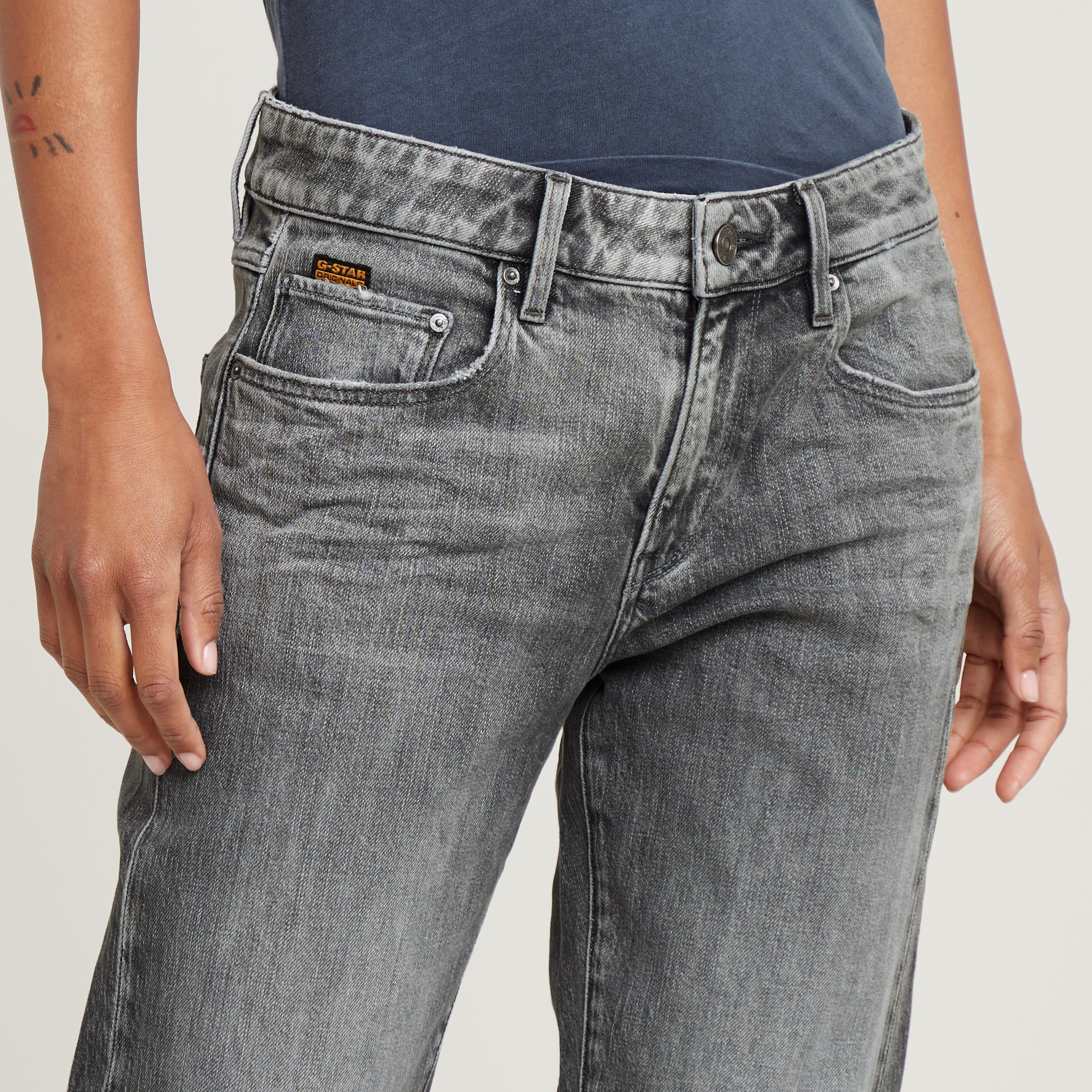 G-STAR Boyfriend-Jeans »Kate«, Baumwollstretch Denim Qualität für hohen Tragekomfort