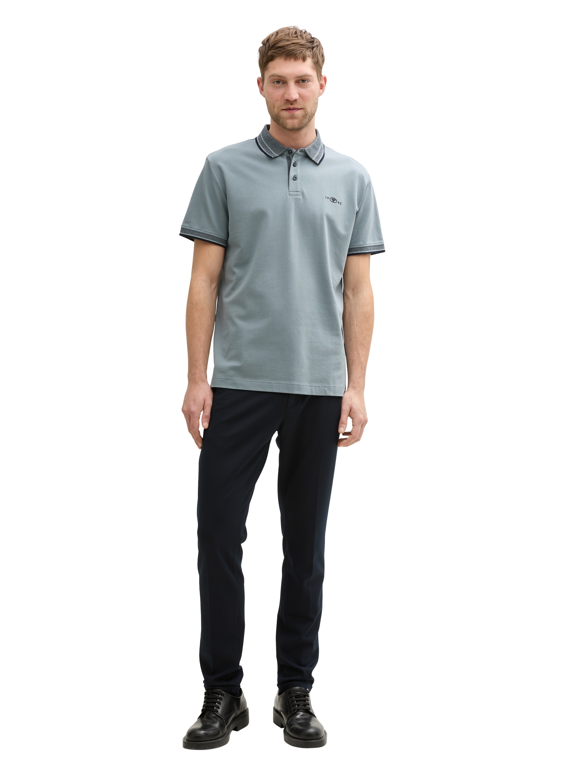 TOM TAILOR Poloshirt, mit Logo Stickerei