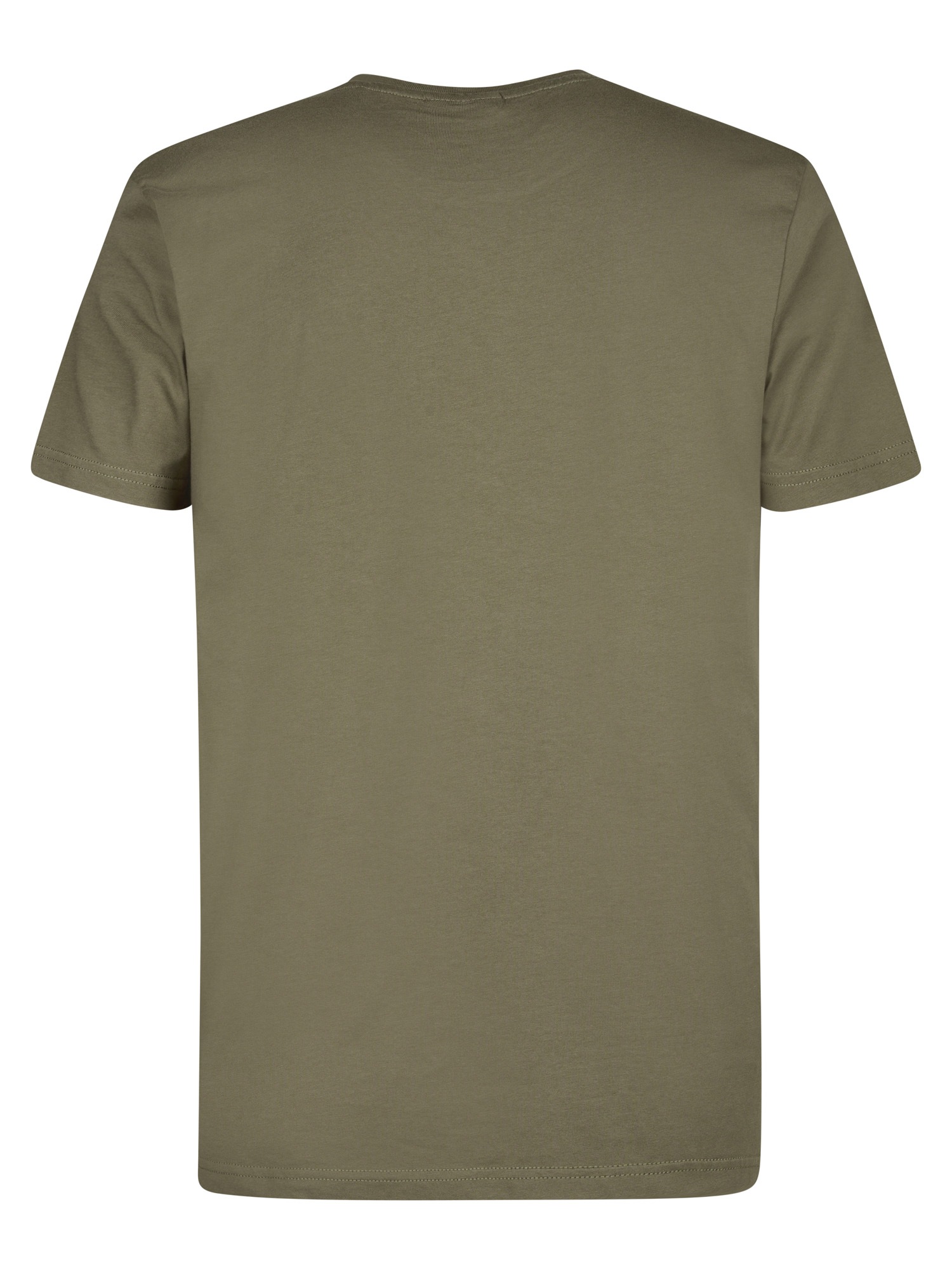 Petrol Industries Rundhalsshirt mit Logo Stickerei