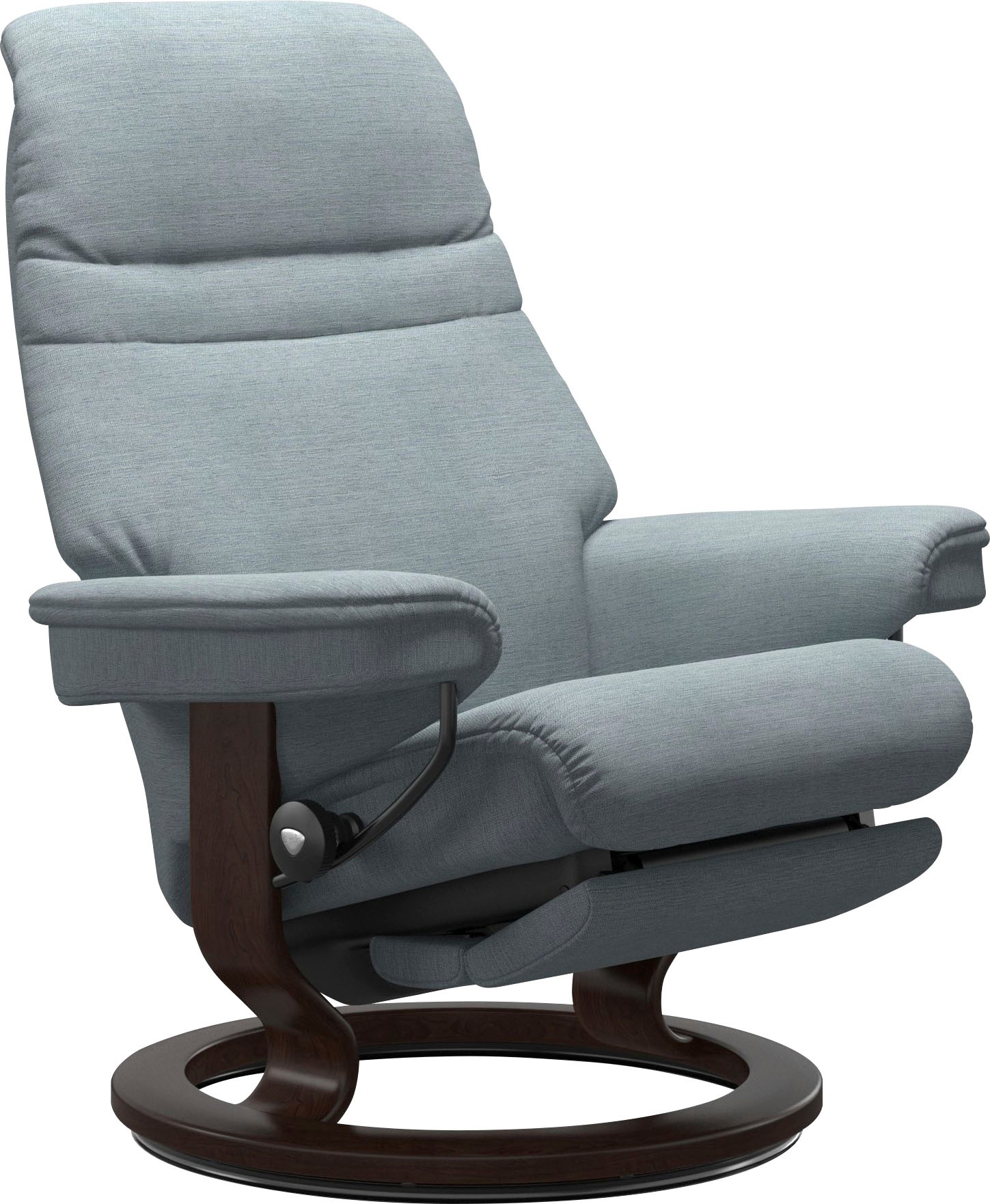 Stressless® Relaxsessel »Sunrise«, mit Classic Base und Power™, elektrisch verstellbar, optional 2-motorisch, Größe M & L, Gestell Braun