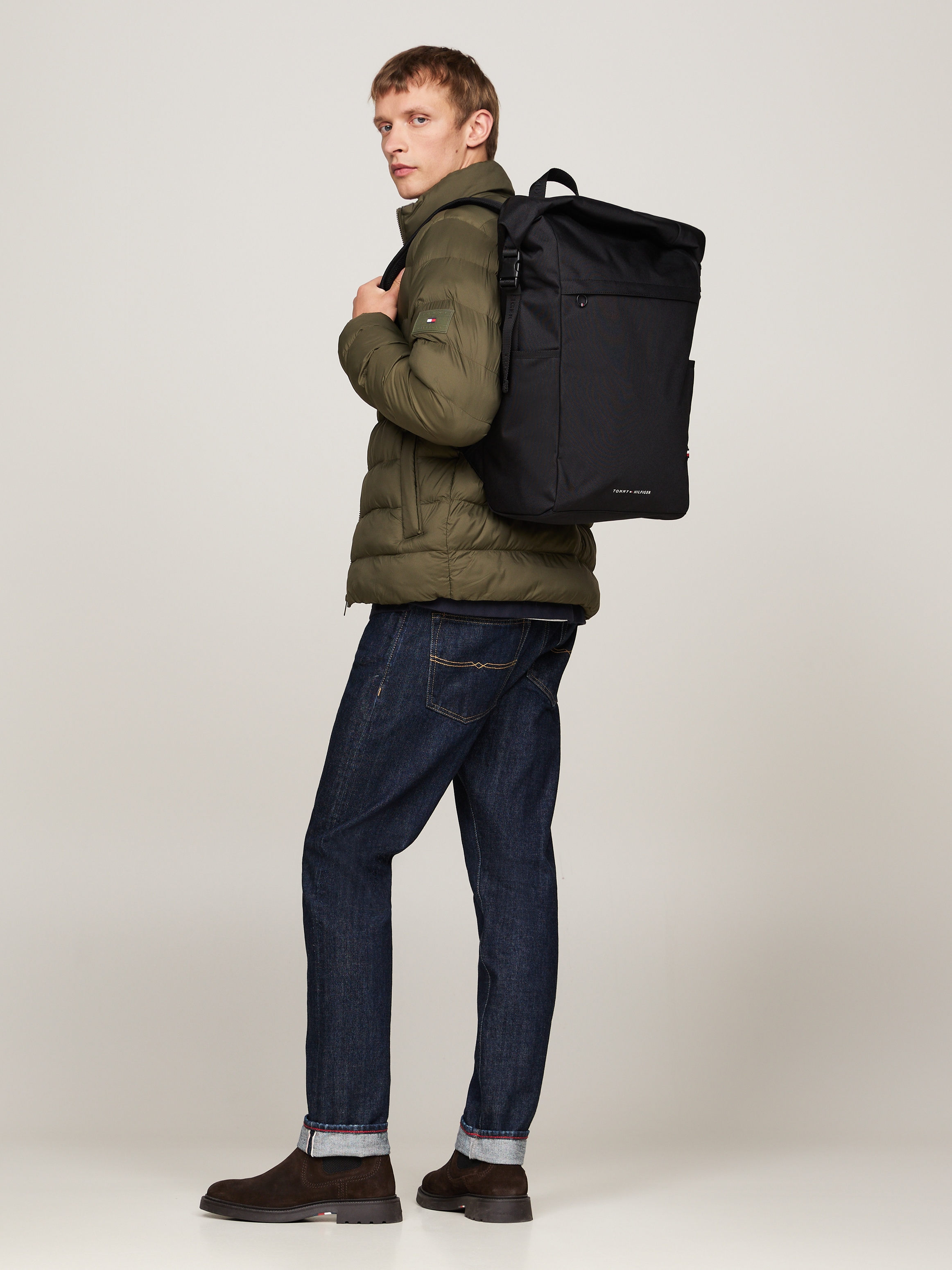 Tommy Hilfiger Rucksack »Men TH ELEMENT ROLLTOP Backpack«