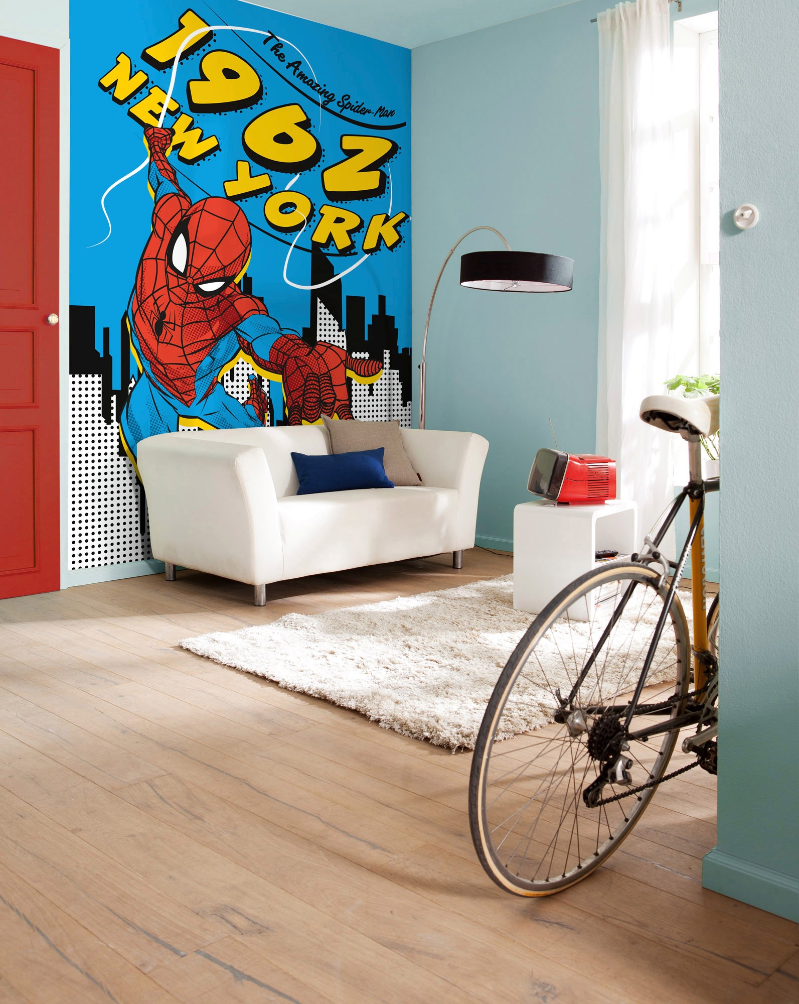 Komar Vliestapete »Digitaldruck Vlies - Spider-Man 1962 - Größe 200 x 280 cm«, bedruckt, Kinderzimmer