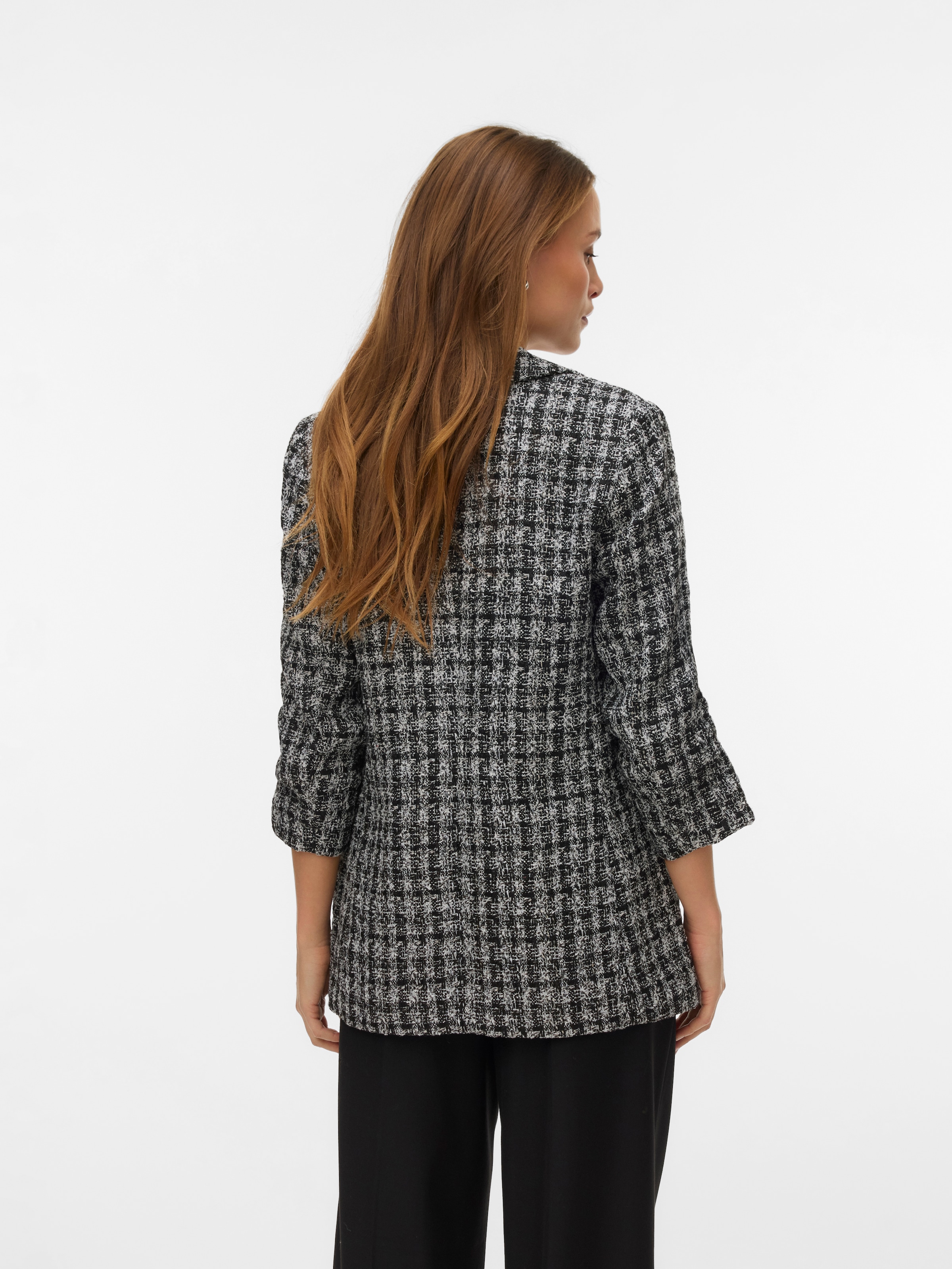 Vero Moda »VMFRIDA LS REGULAR BLAZER NOOS« ohne Verschluss und mit gerafften 3/4 Arm