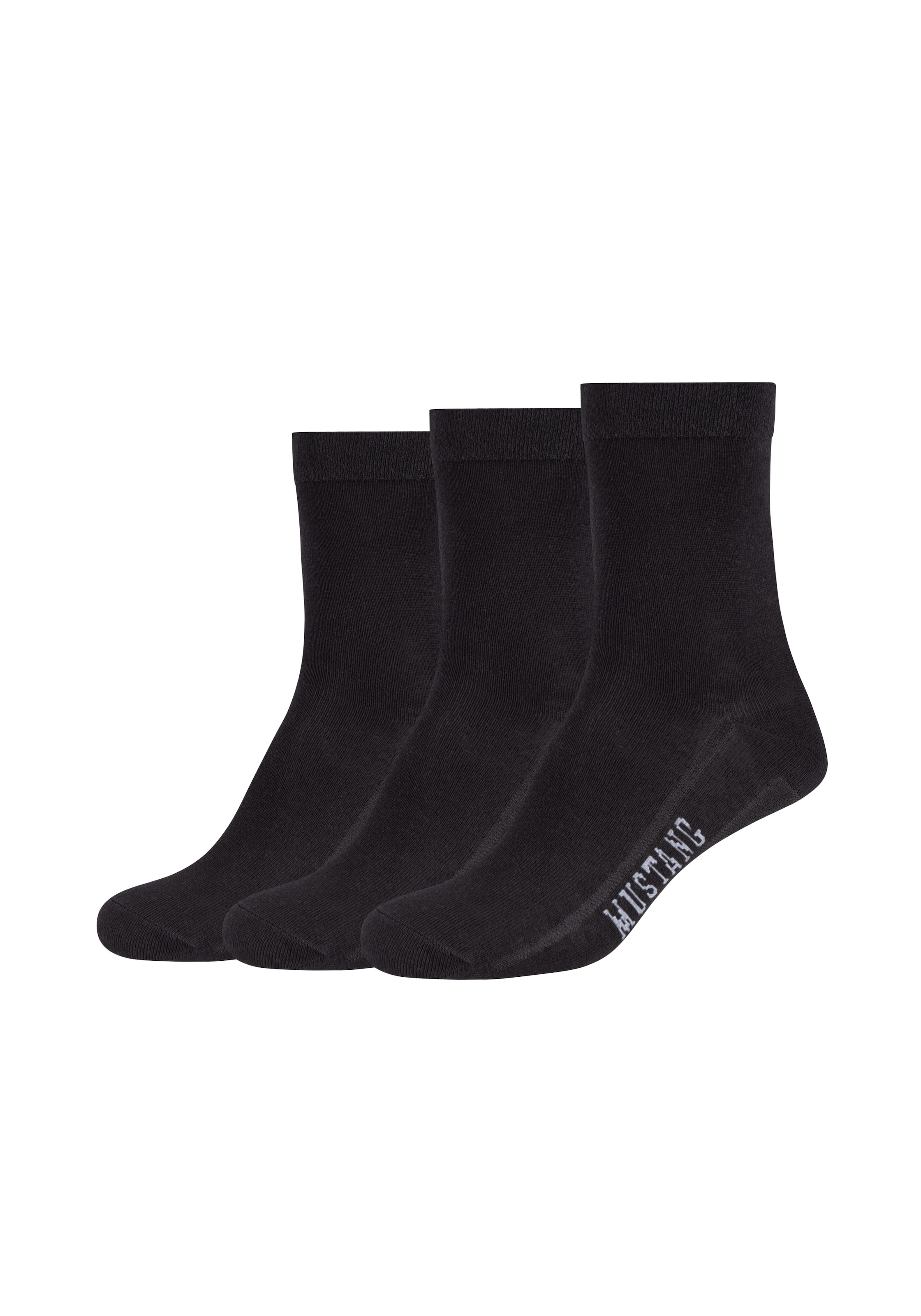 MUSTANG Socken 6 Paar tlg. mit verstärktem Fersen- und Zehenbereich