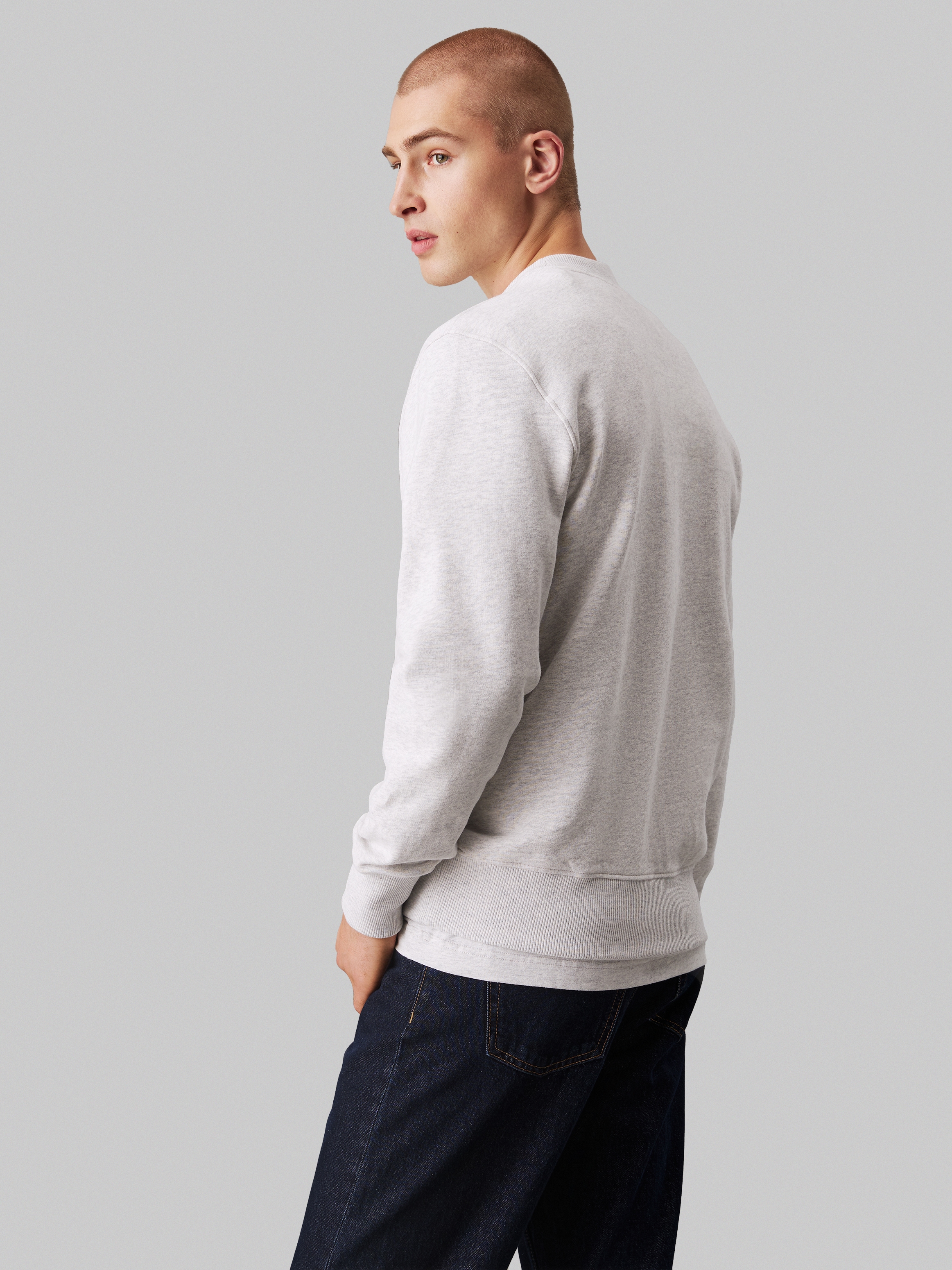 Calvin Klein Jeans Sweatshirt »CHENILLE MONOLOGO CREW NECK«, mit Logostickerei