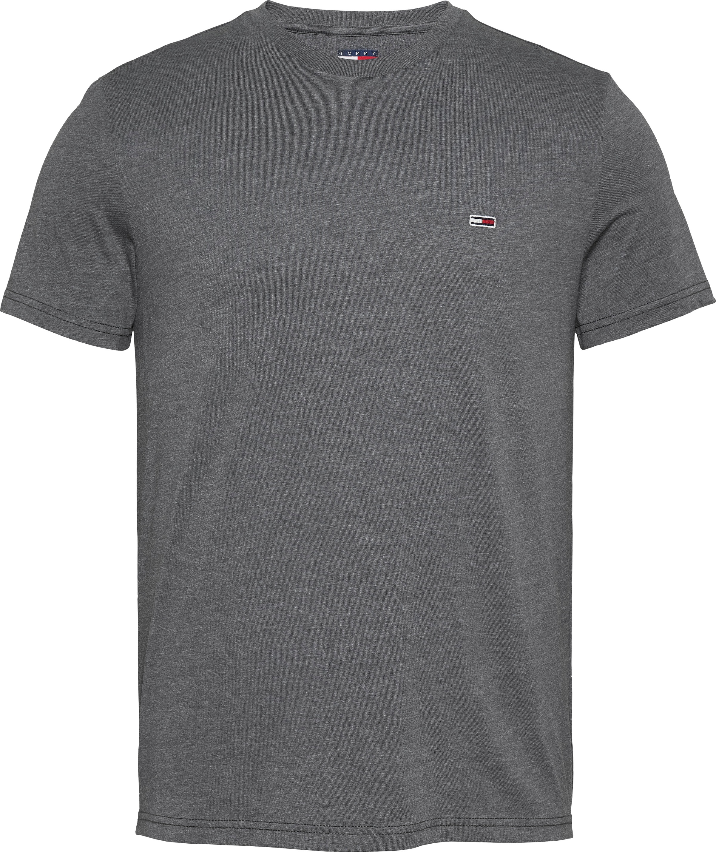 Tommy Jeans T-Shirt »TJM XSLIM JASPE HTR TEE EXT«, Mit Rundhalsausschnitt