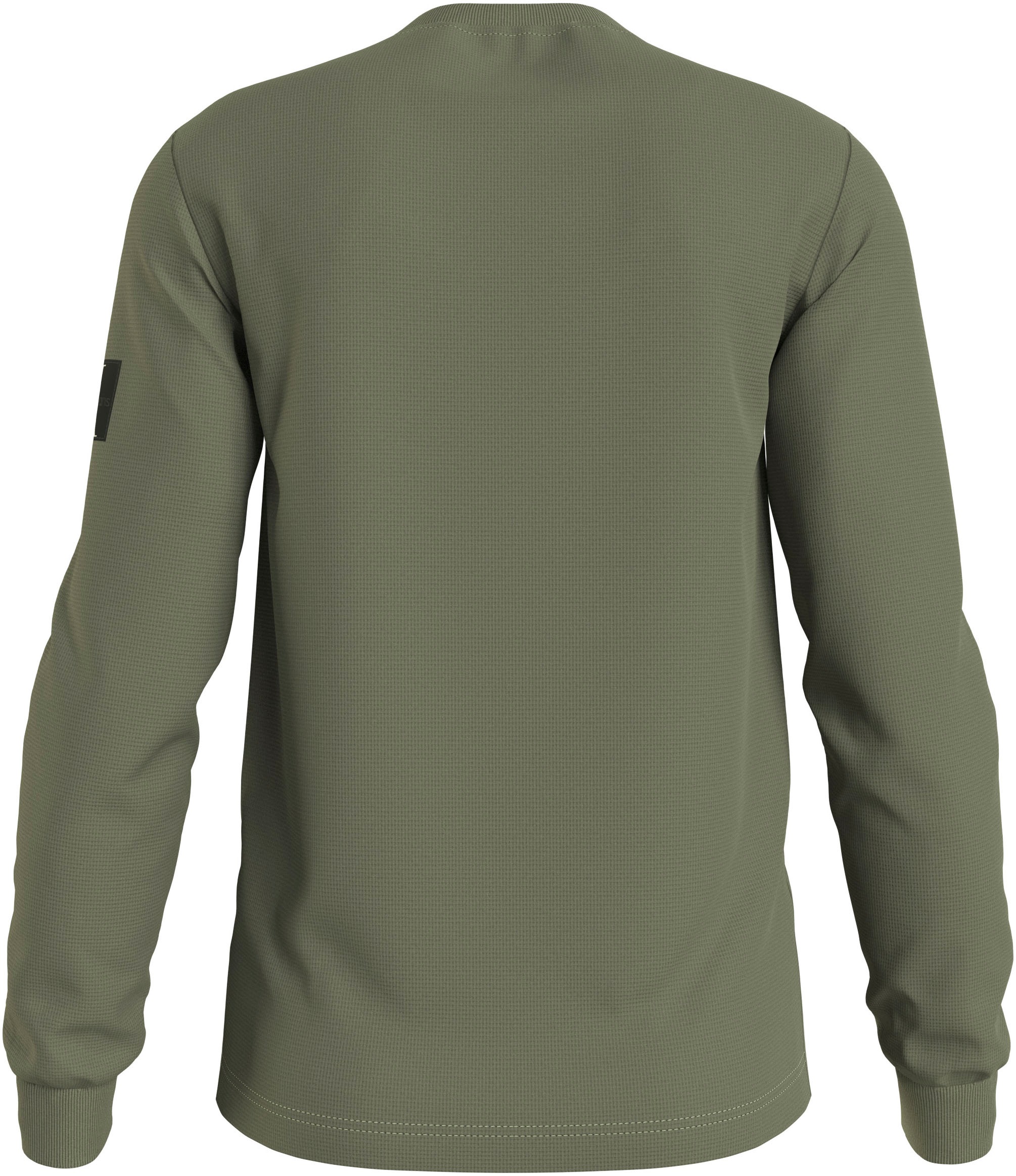 Calvin Klein Jeans Langarmshirt »BADGE WAFFLE LS TEE«, mit Logopatch