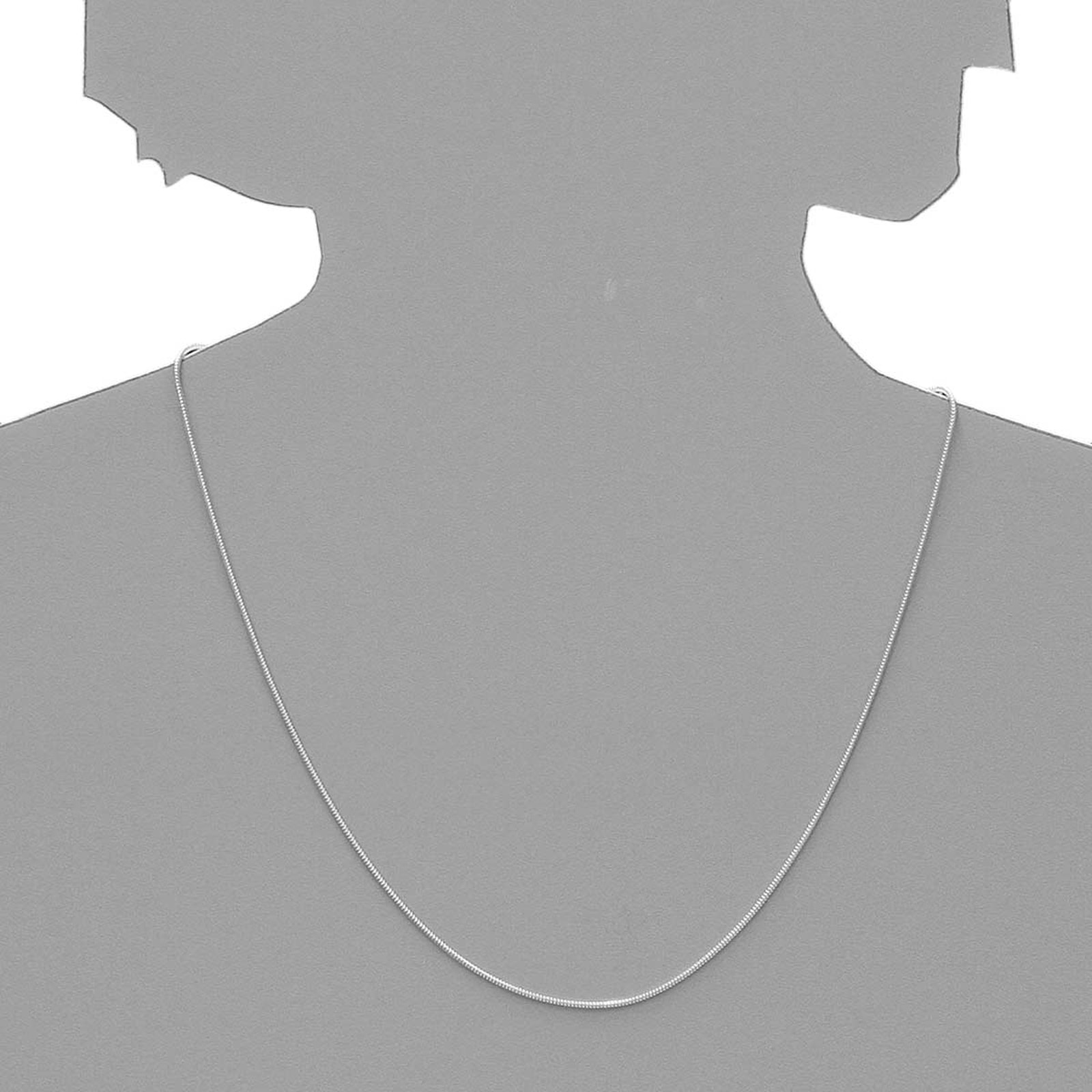 OSTSEE-SCHMUCK Silberkette »- Schlange 1,2 mm - Silber 925/000 -,«