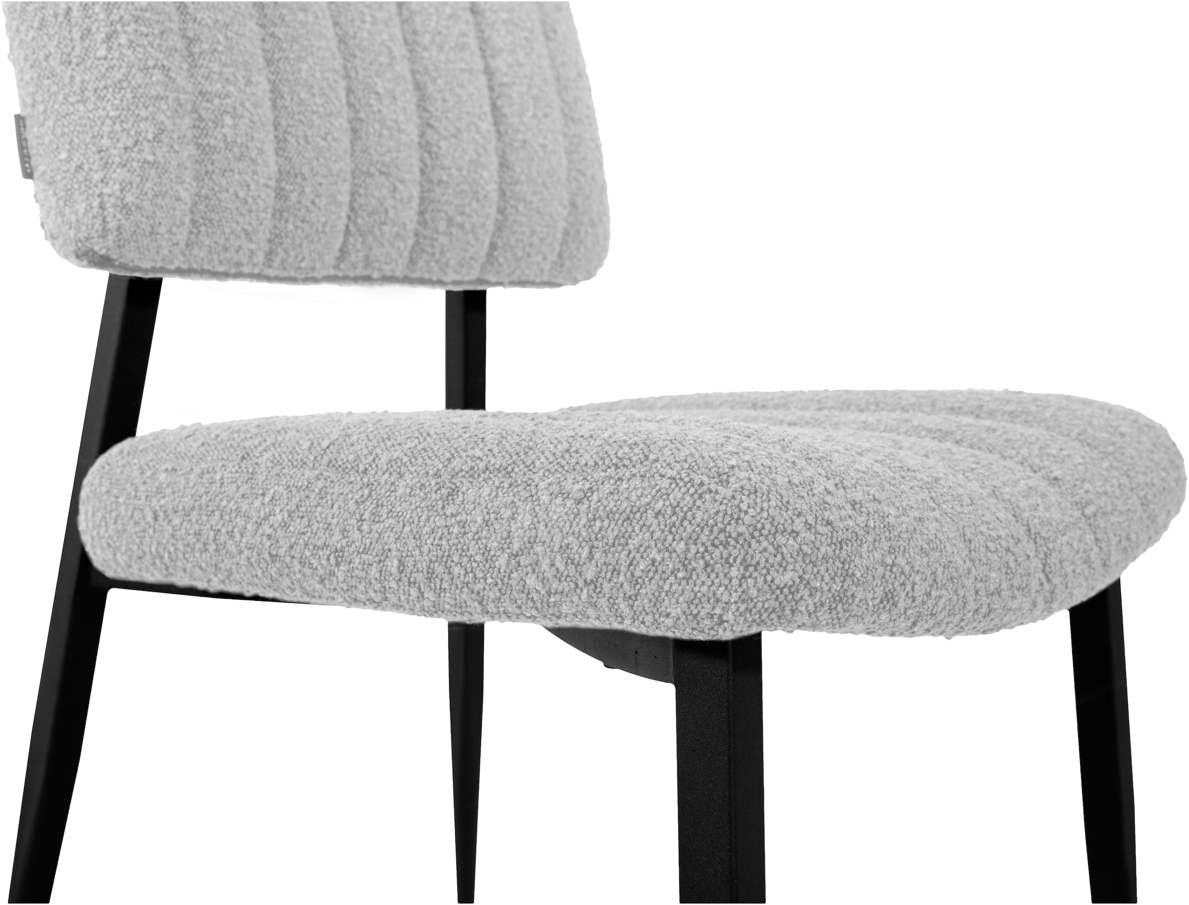 OMG Design Esszimmerstuhl »Dirk«, (Set), 1 St., Stoff, moderner Boucle Bezug, bequem gepolstert