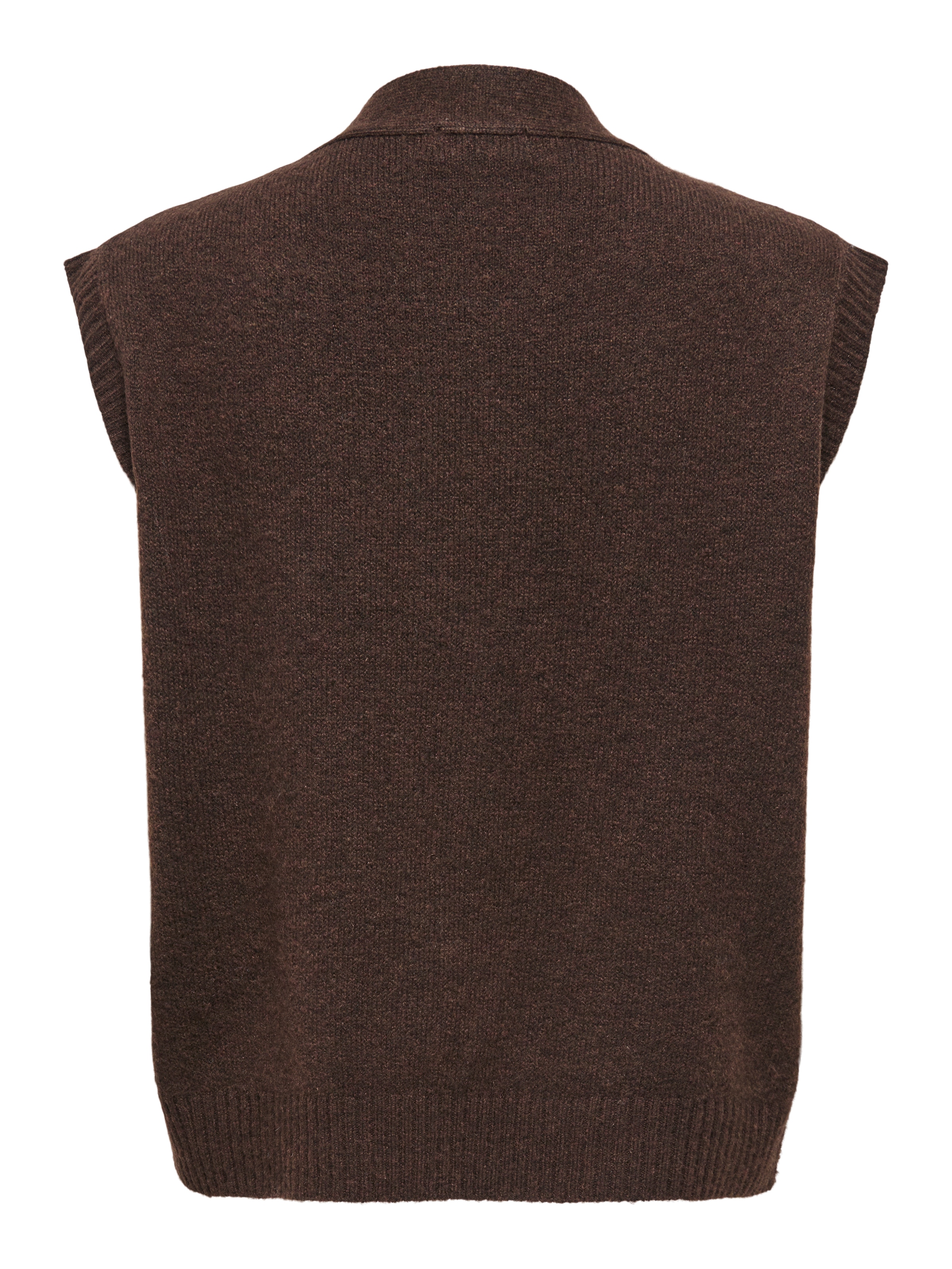 JDY »JDYSUPER S/L V-NECK VEST KNT NOOS« Materialmix