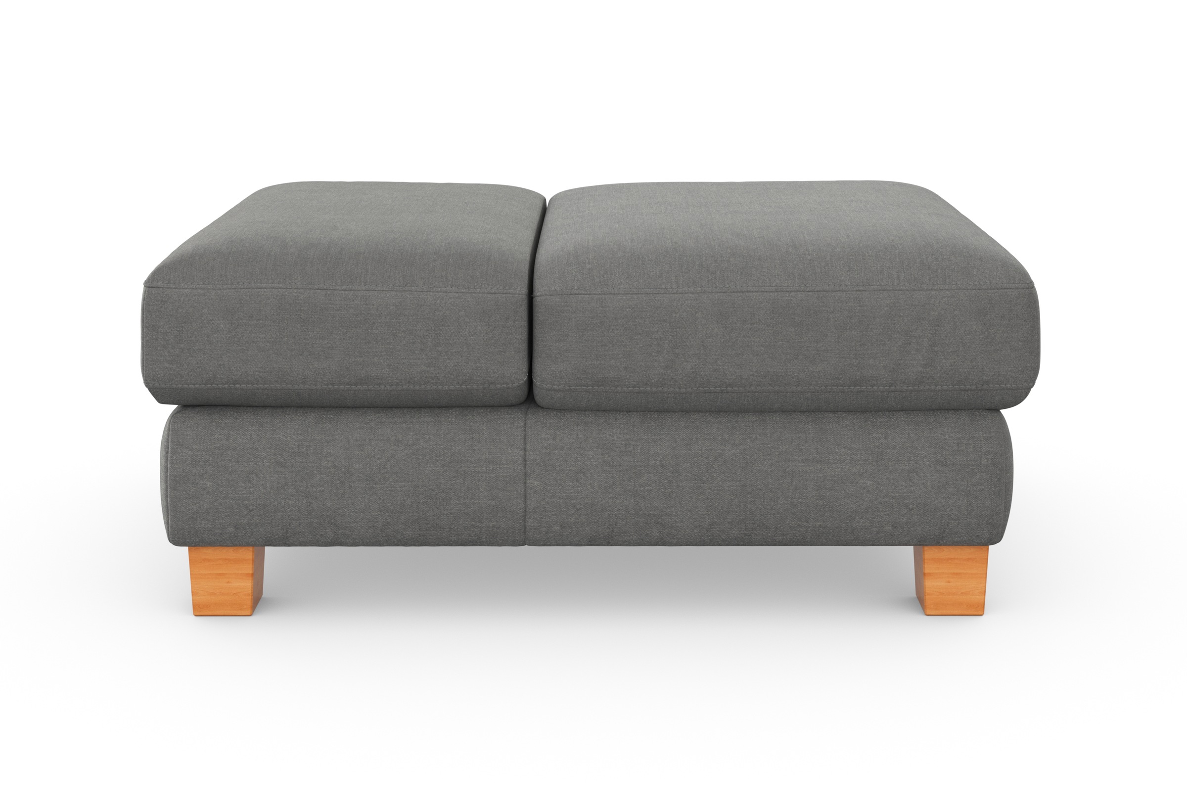 sit&more Polsterhocker »Dundee«, mit Klappfunktion, Federkern und hochwertigen Massivholzfüßen