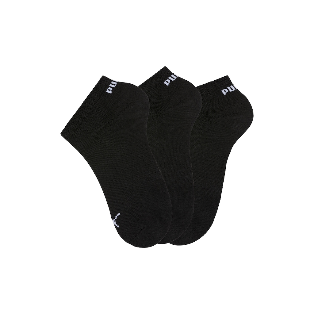 PUMA Sneakersocken, (3 Paar), mit Frottee