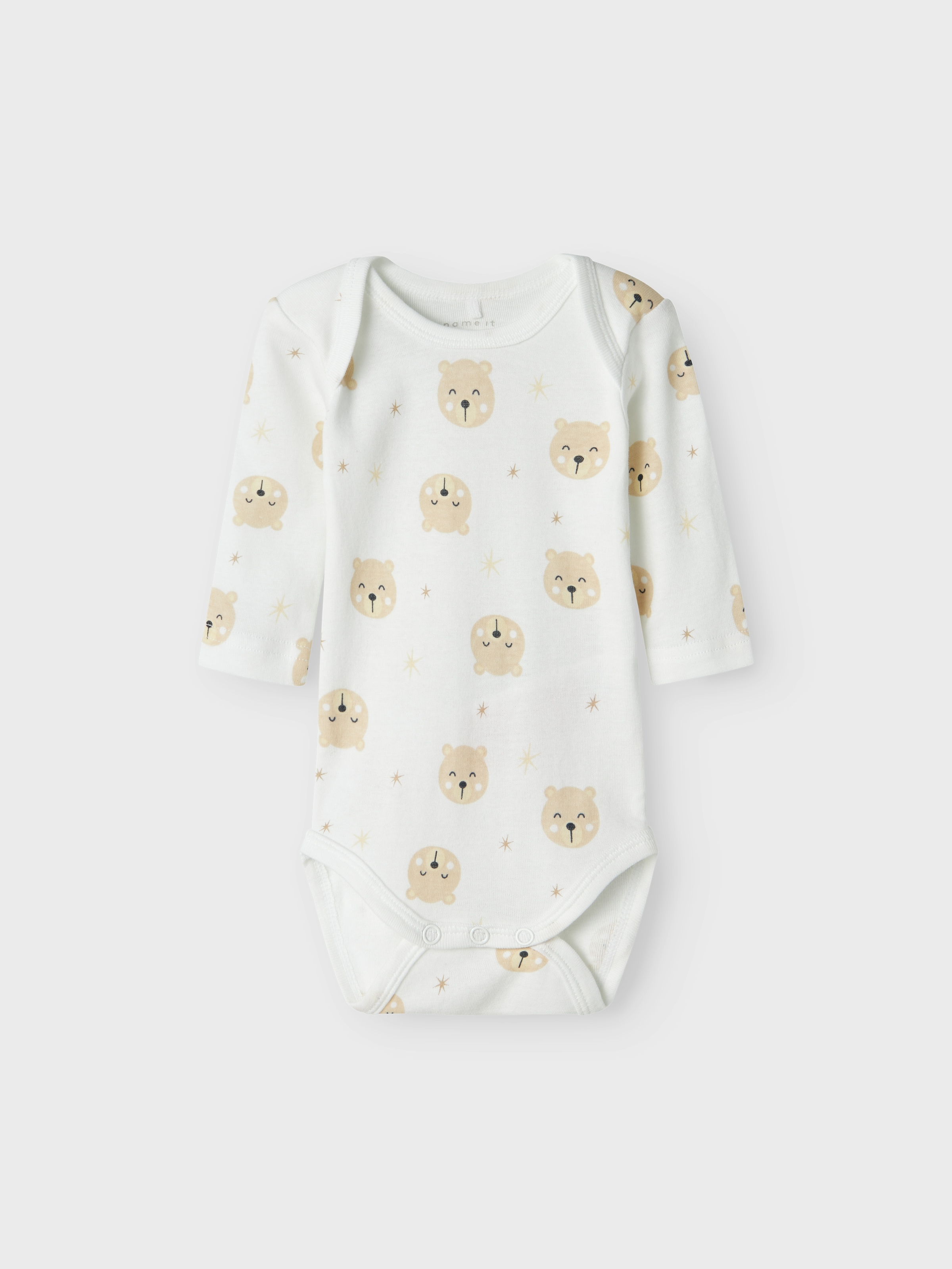 Name It Body »NBNBODY 3P LS OXFORD BEAR NOOS« Packung, 3 Stk.