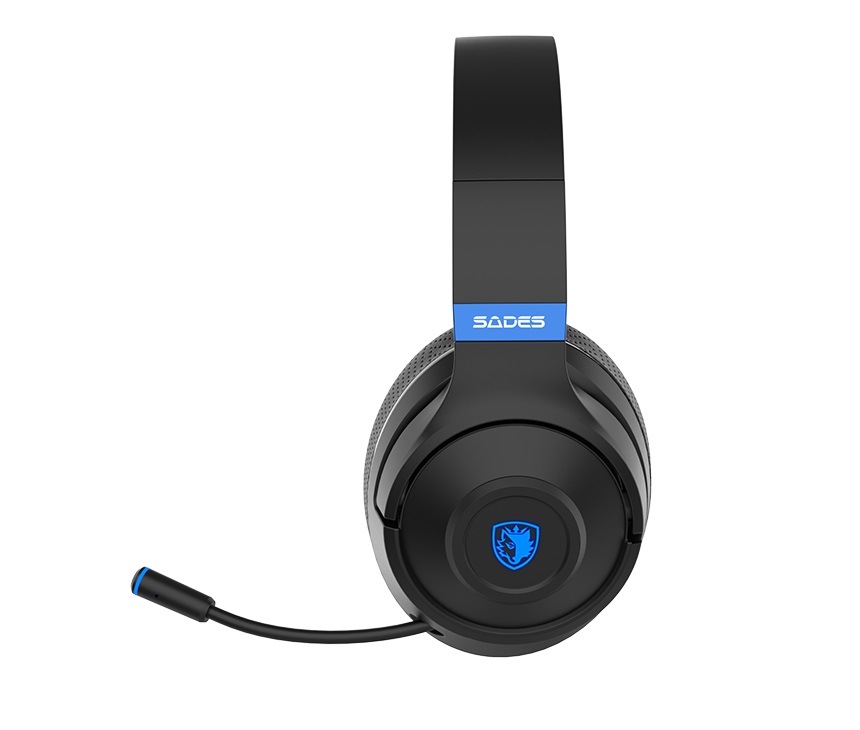 Sades Gaming-Headset »Whisper SA-205«, kabellos, Stereo, Over Ear, Bluetooth 5.3, 3,5 mm