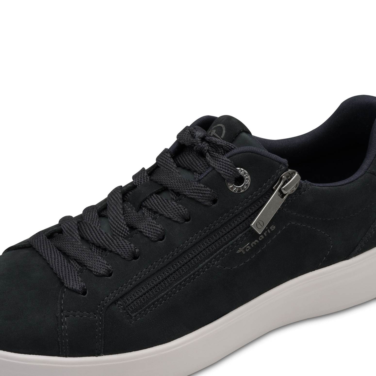 Tamaris Plateausneaker, Freizeitschuh, Halbschuh, Schnürschuh mit Ziernähten