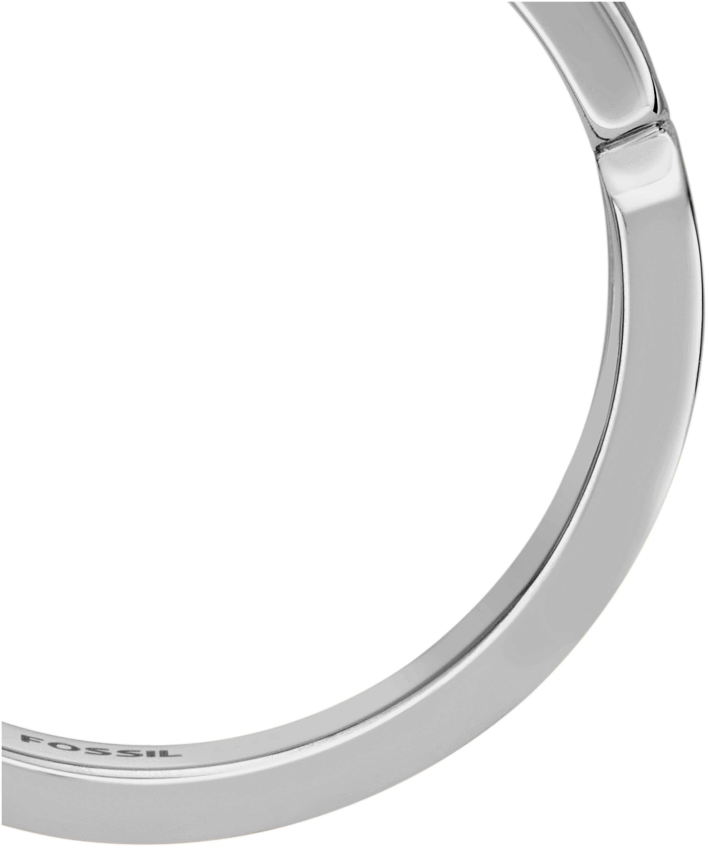 Fossil Fingerring »Schmuck Geschenk Edelstahl Ring HERITAGE«