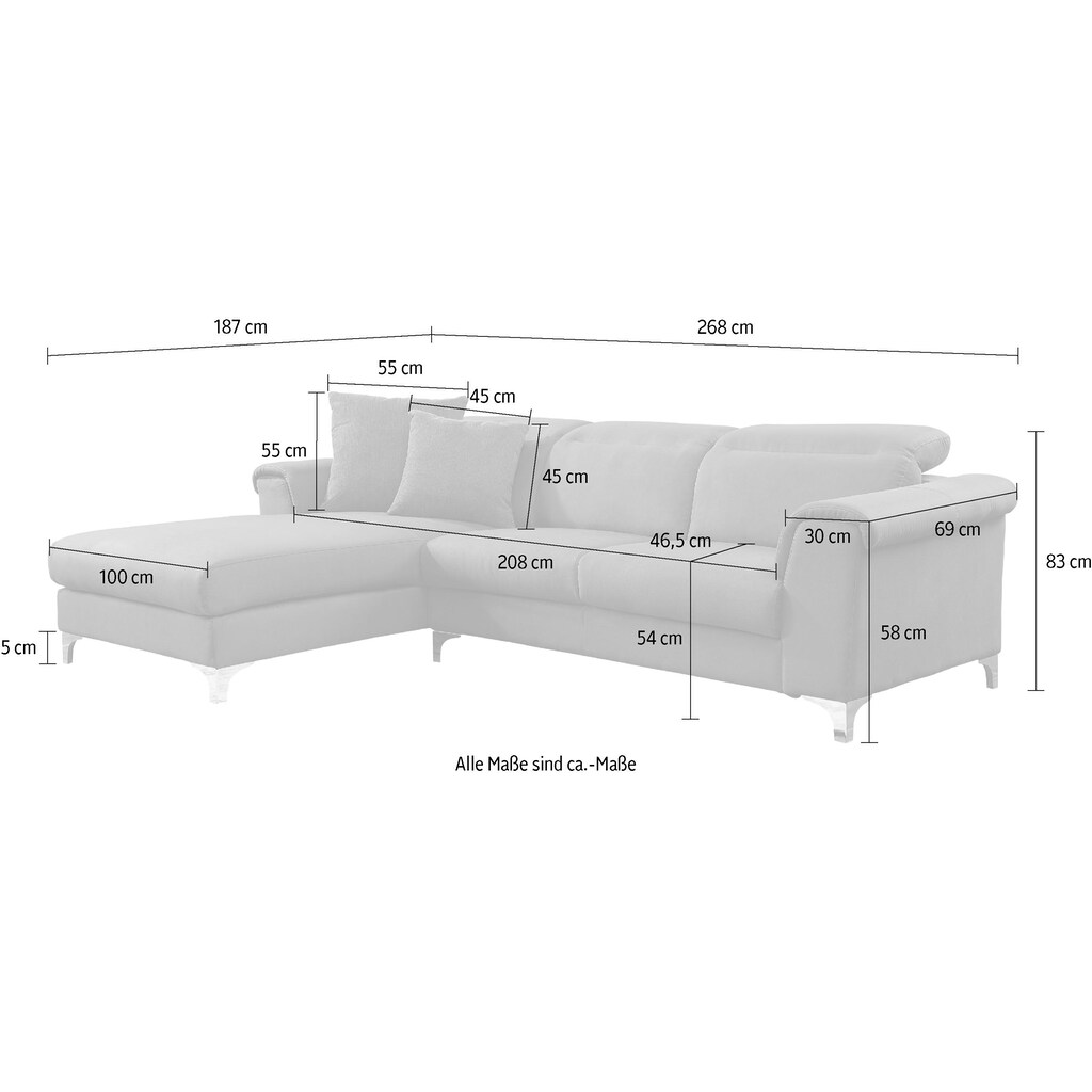 ATLANTIC home collection Ecksofa