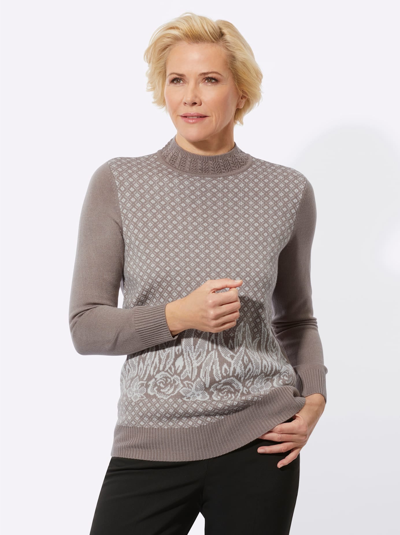 Classic Stehkragenpullover »Pullover«