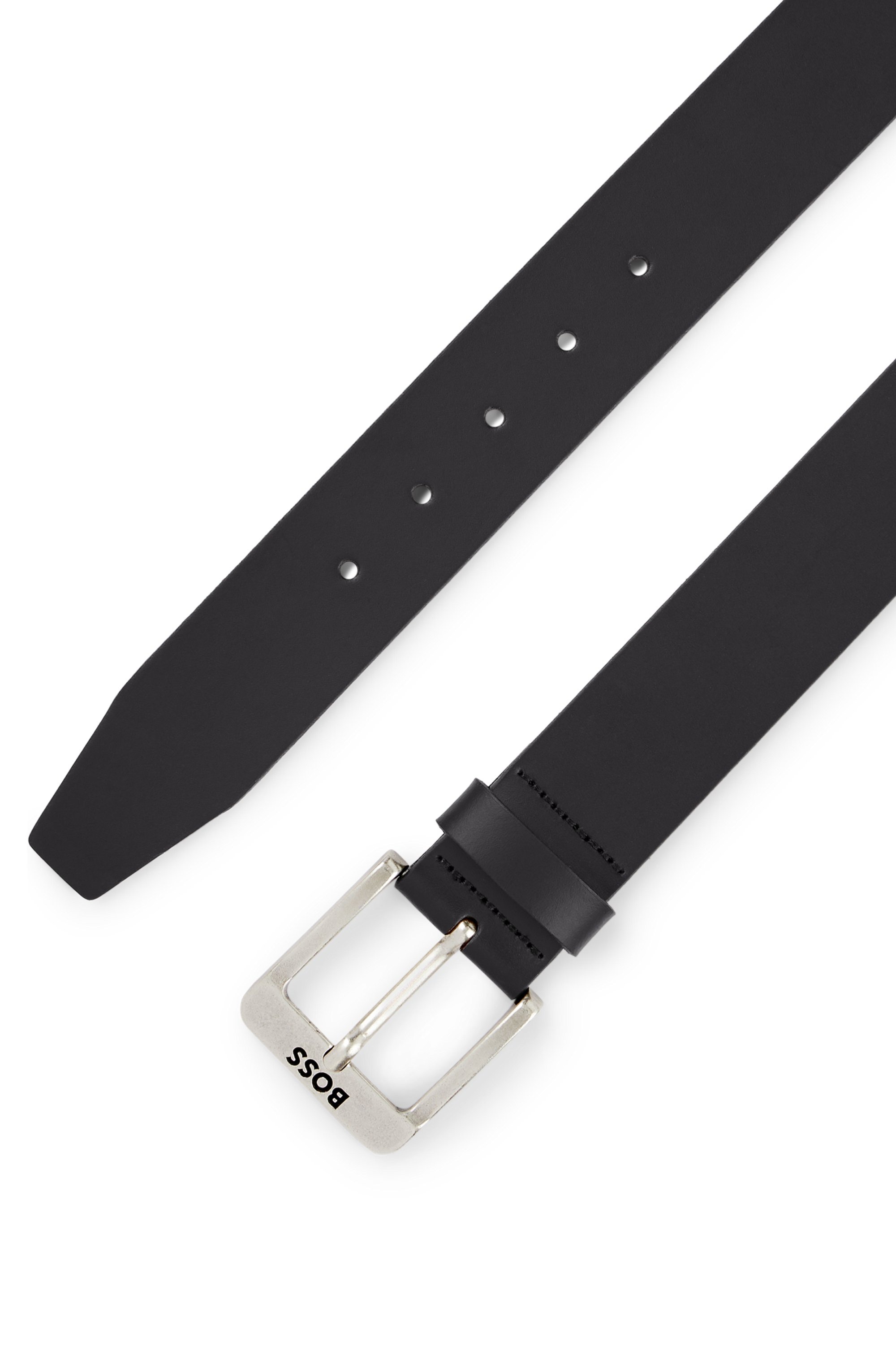 BOSS Ledergürtel »Jemio_Sz40«, mit BOSS Schriftzug