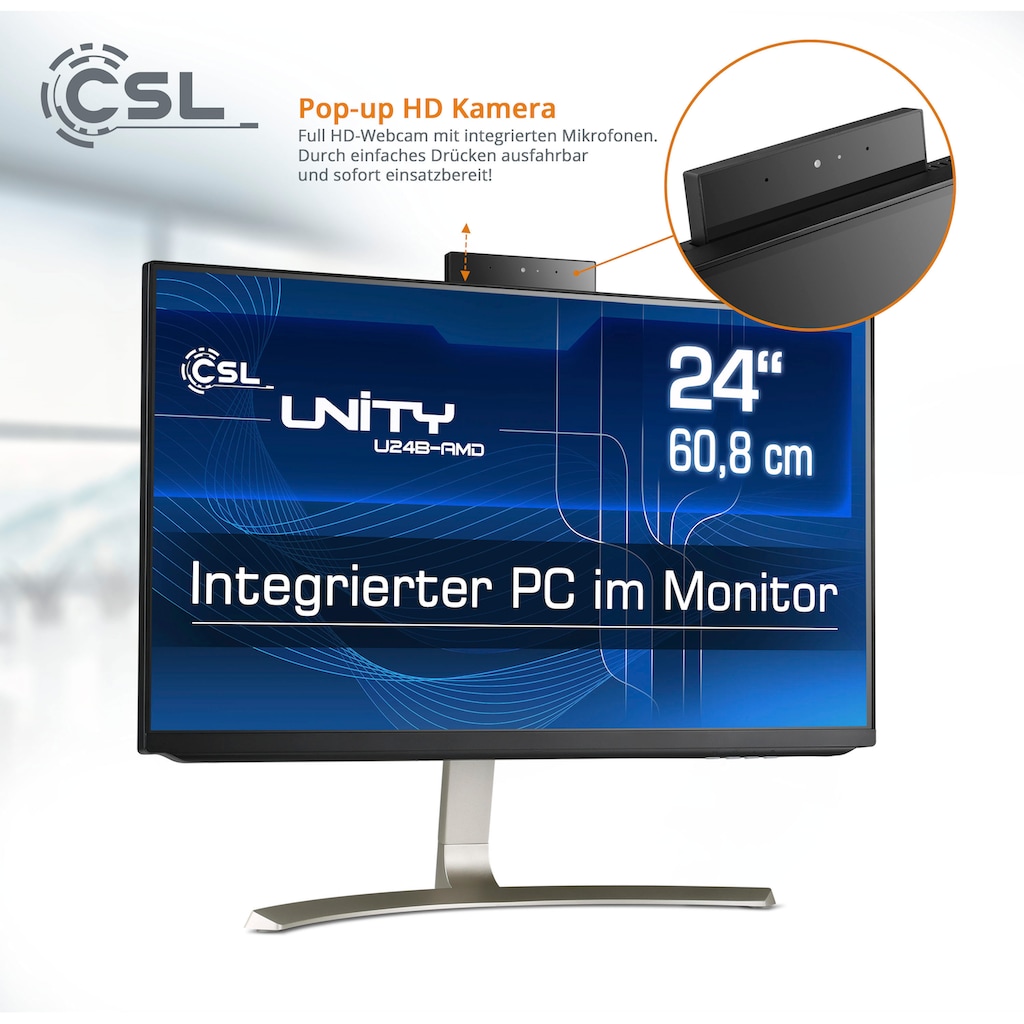 CSL All-in-One PC »Unity U24B-AMD«