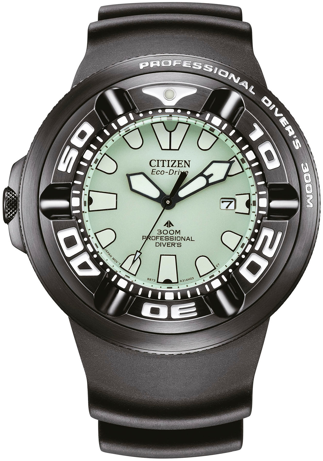 Citizen Taucheruhr »Promaster Professional Diver 300«, Armbanduhr, Herrenuhr, Solar, bis 30 bar wasserdicht, Datum