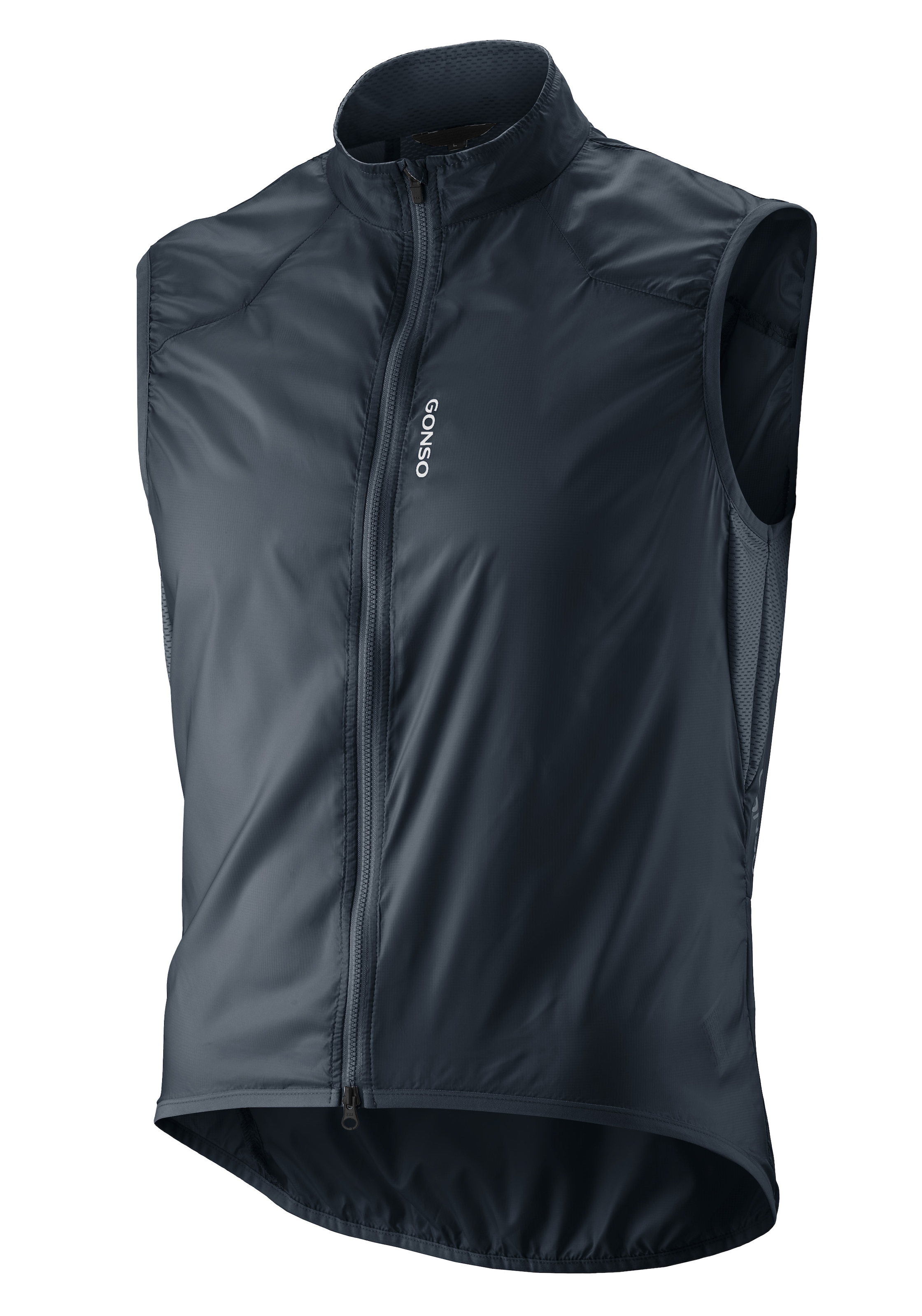 Gonso Funktionsweste »Road Vest Wind M«, Herren Weste, atmungsaktive Radweste, leichte Windweste, Tight Fit