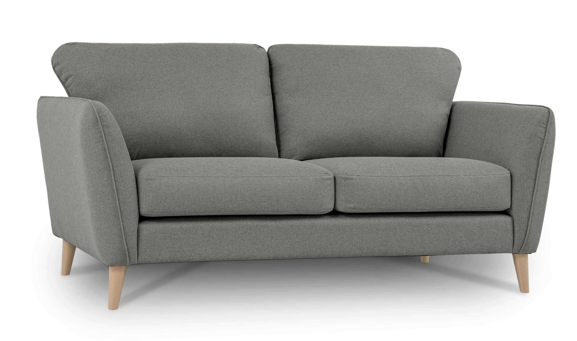 Home affaire 2-Sitzer »MARSEILLE Kompaktsofa 170 cm, Cord, Flachgewebe, Struktur, Webstoff« Massivholzbeine Eiche, Landhausstil, Wellenunterfederung