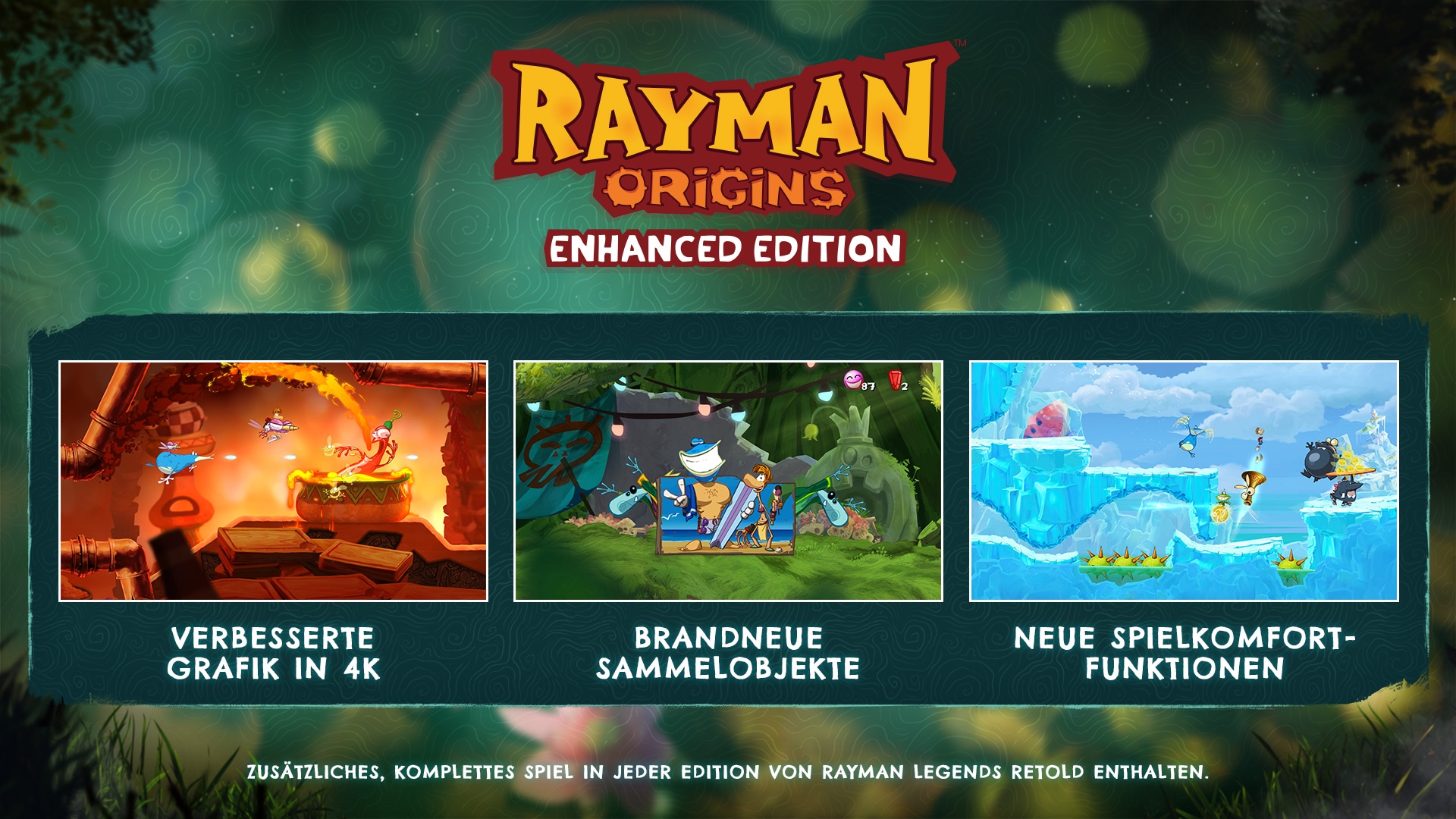 UBISOFT Spielesoftware »Rayman Legends Retold – Launch Edition« Nintendo Switch 2