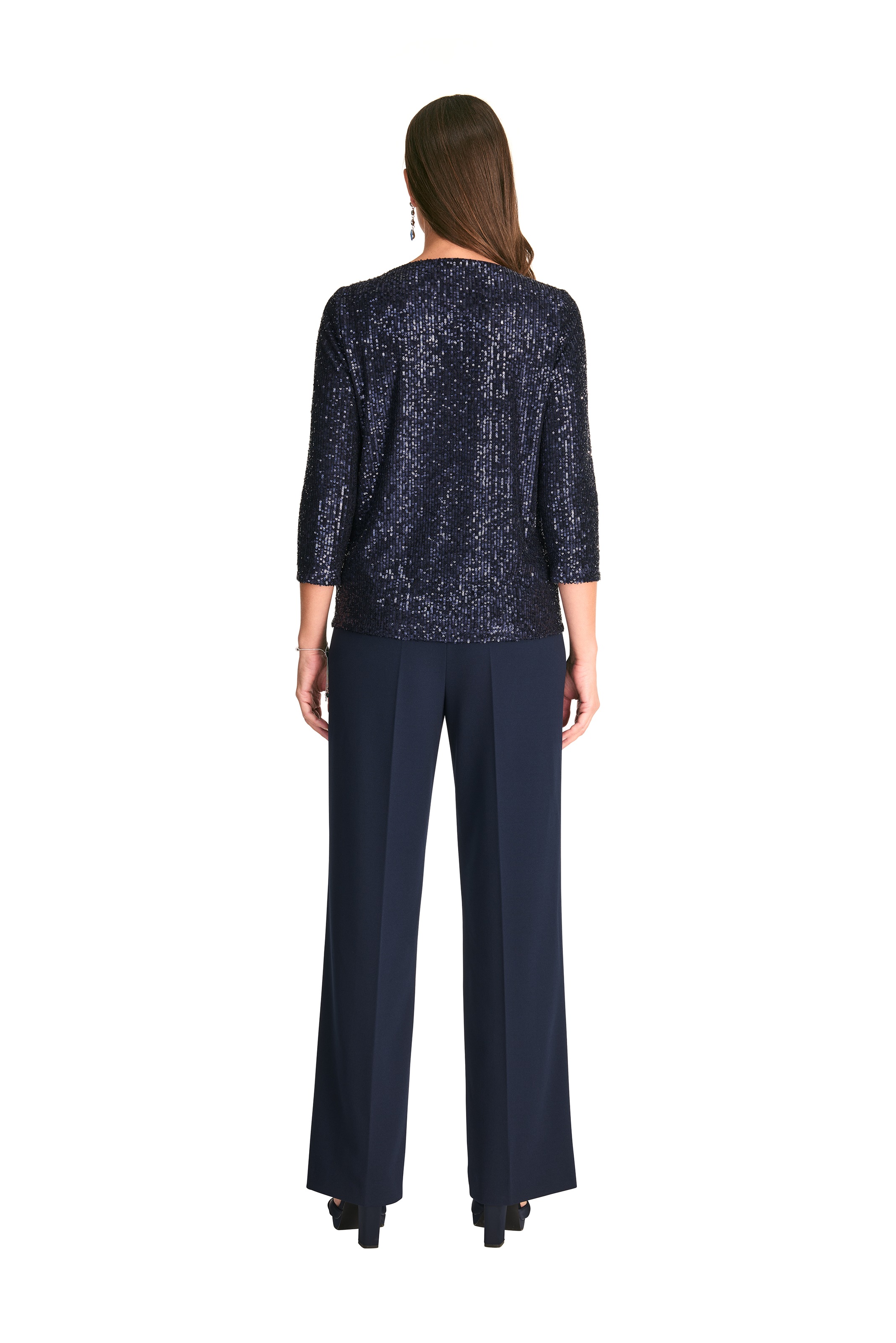 HERMANN LANGE Collection Paillettenshirt, im kurzen Schnitt