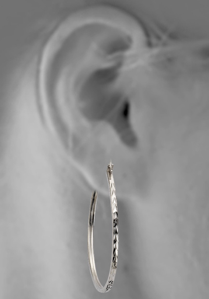 Firetti Paar Creolen »Schmuck Geschenk Silber 925 glänzendes Design diamantiert«