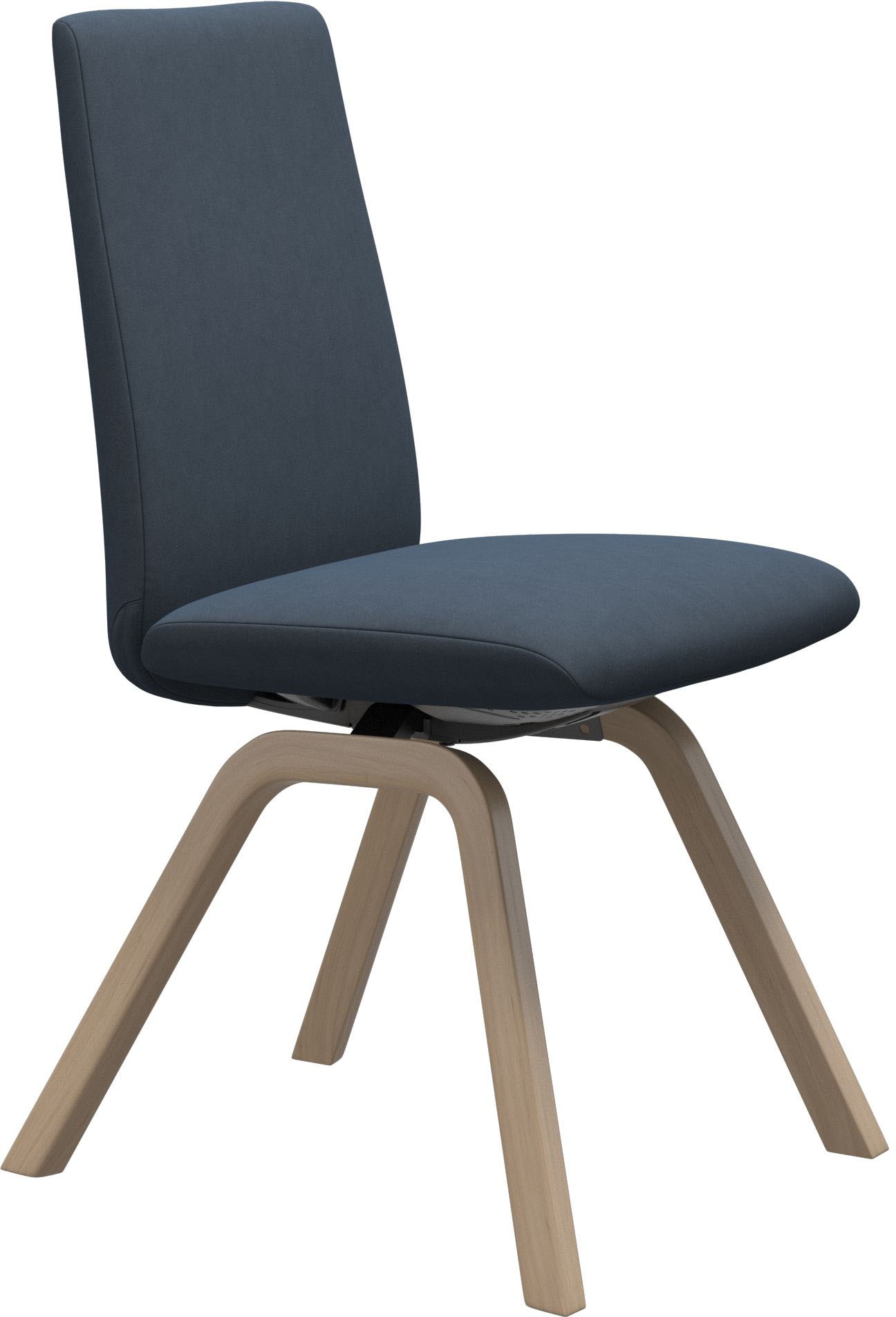 Stressless® Polsterstuhl »Laurel«, Microfaser DINAMICA, Low Back, Größe M, mit schräggestellten Beinen in Eiche natur
