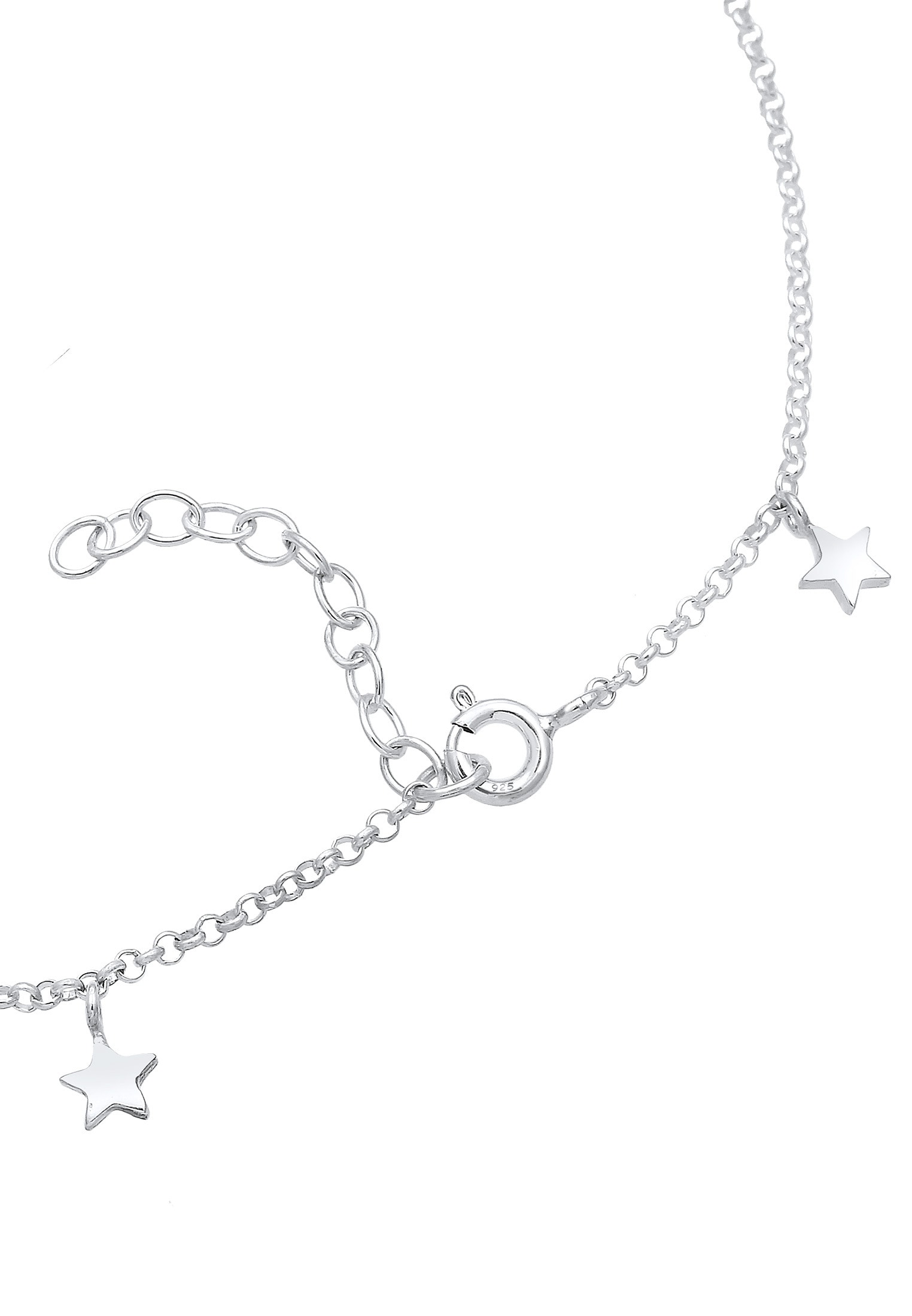 Elli Fußkette »Fußschmuck Sterne Fußkette im Astro Style 925 Silber«