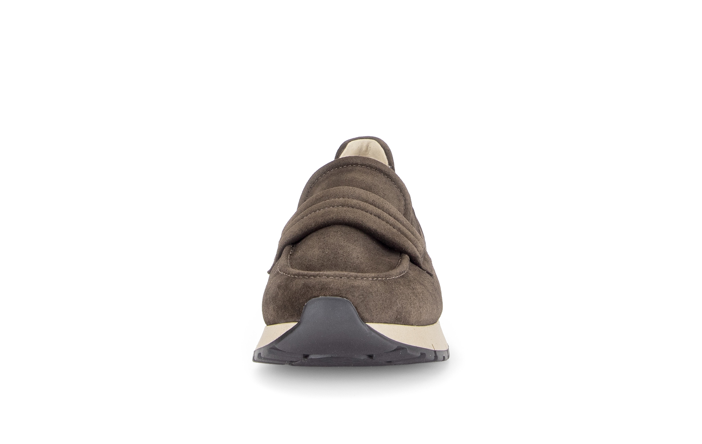 Gabor Slip-On Sneaker  Keilabsatz, Slipper mit modischem Zierriegel, G-Weite (=weit)